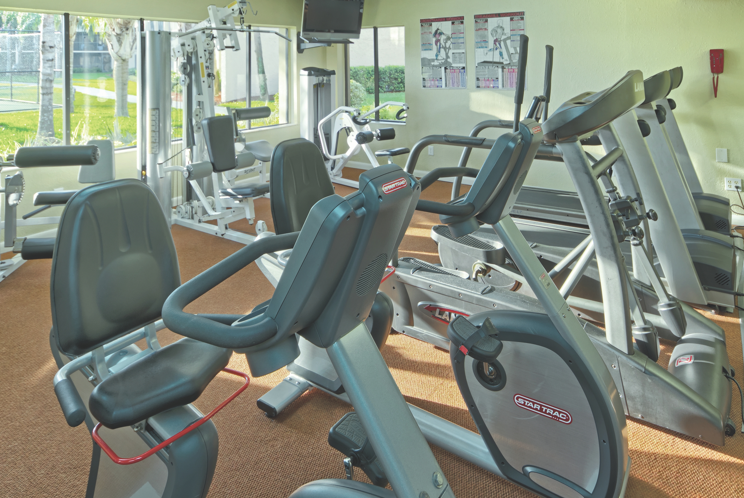 Fitness room at Club Wyndham Orlando International in Orlando, Florida