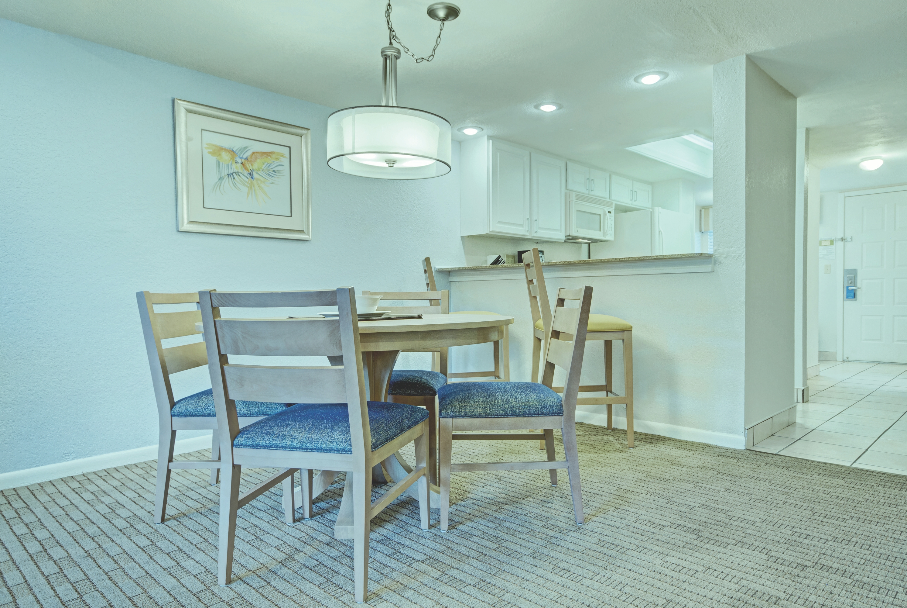 Guest room at the Club Wyndham Orlando International in Orlando, Florida