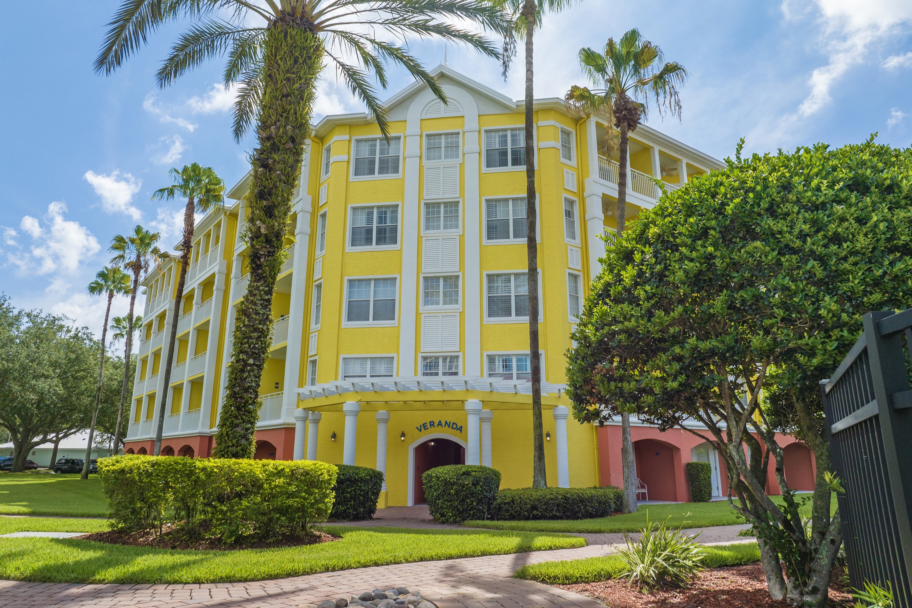 Exterior of WorldMark Orlando - Kingstown Reef hotel in Orlando, Florida