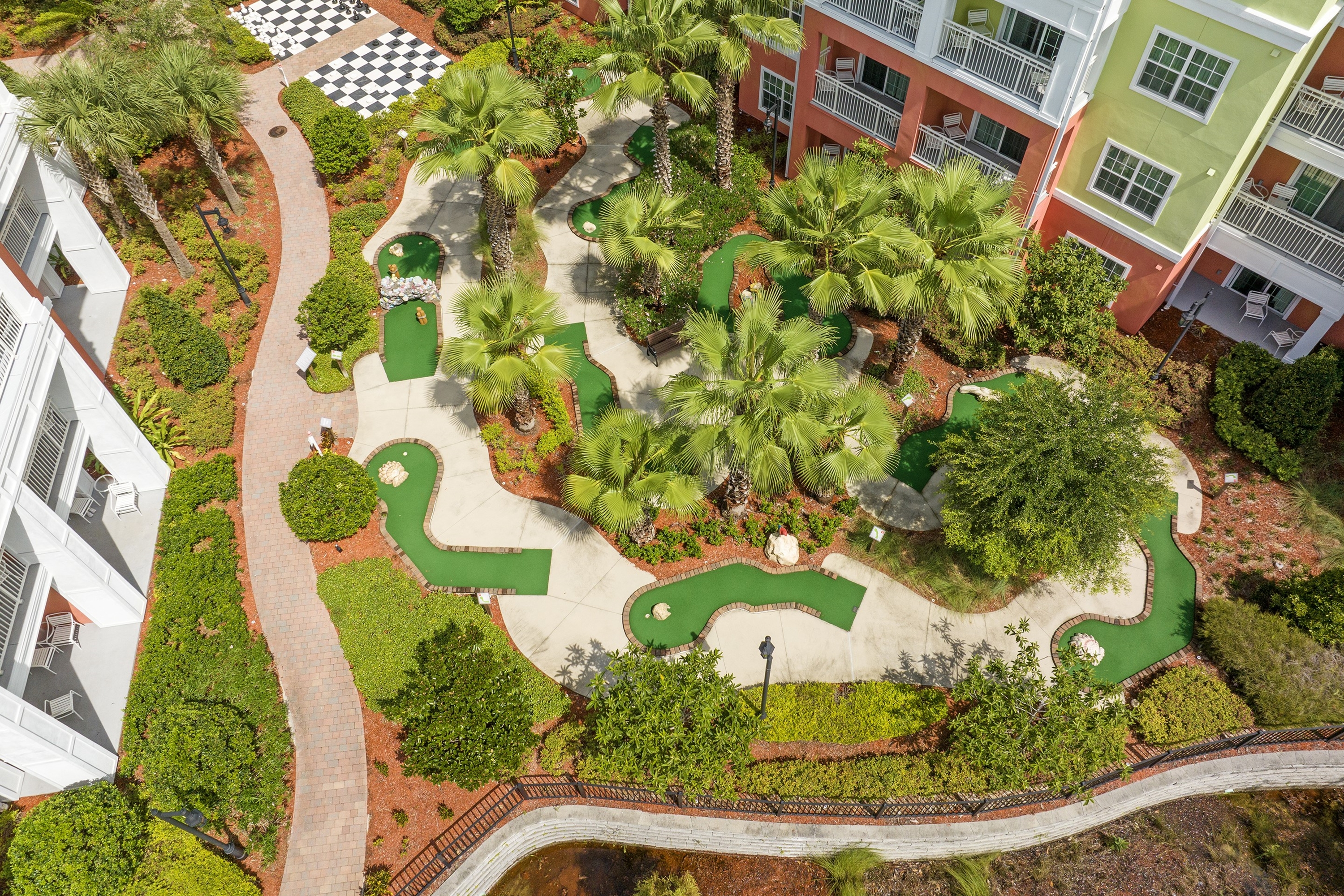 Exterior of WorldMark Orlando - Kingstown Reef hotel in Orlando, Florida