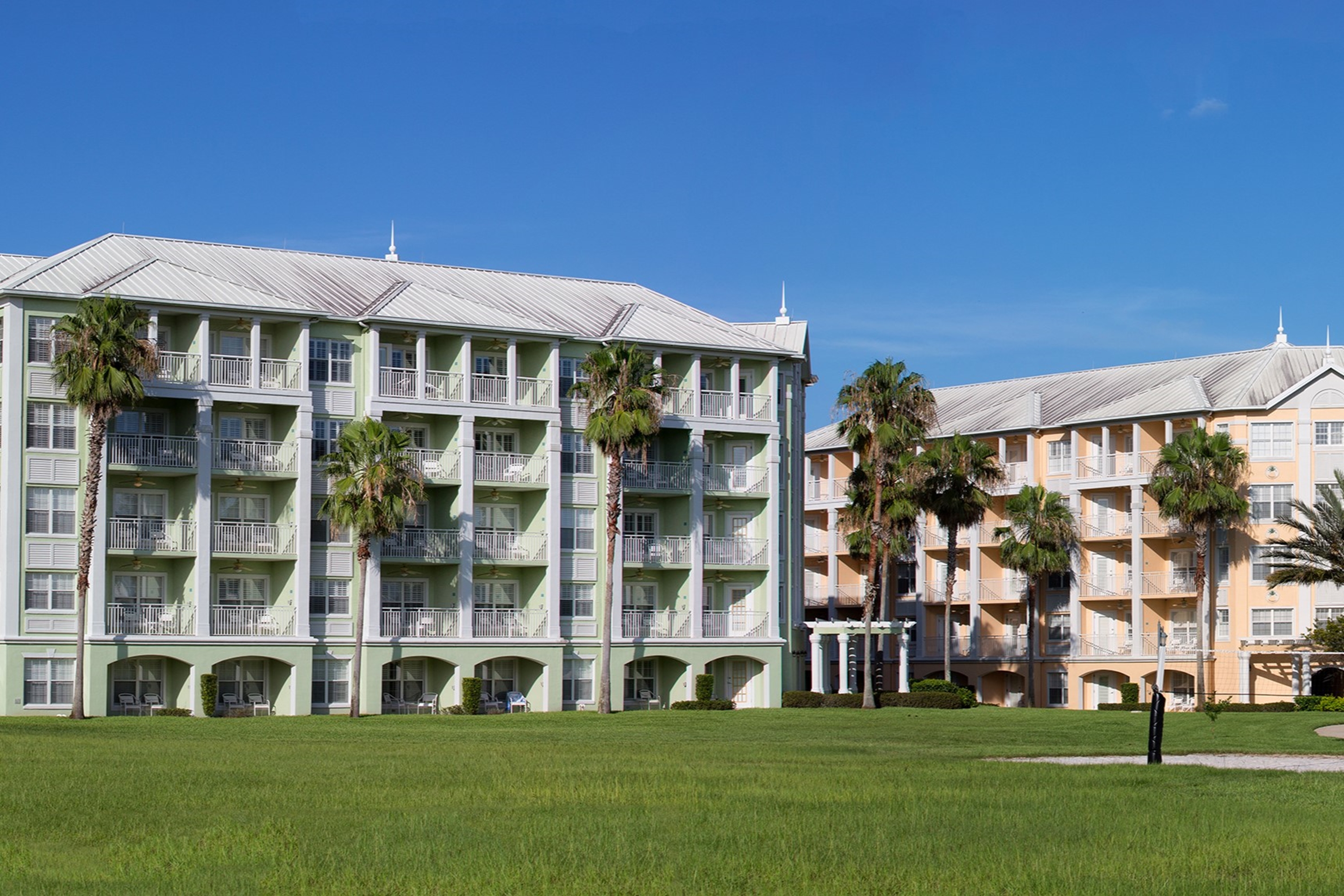 Exterior of WorldMark Orlando - Kingstown Reef hotel in Orlando, Florida
