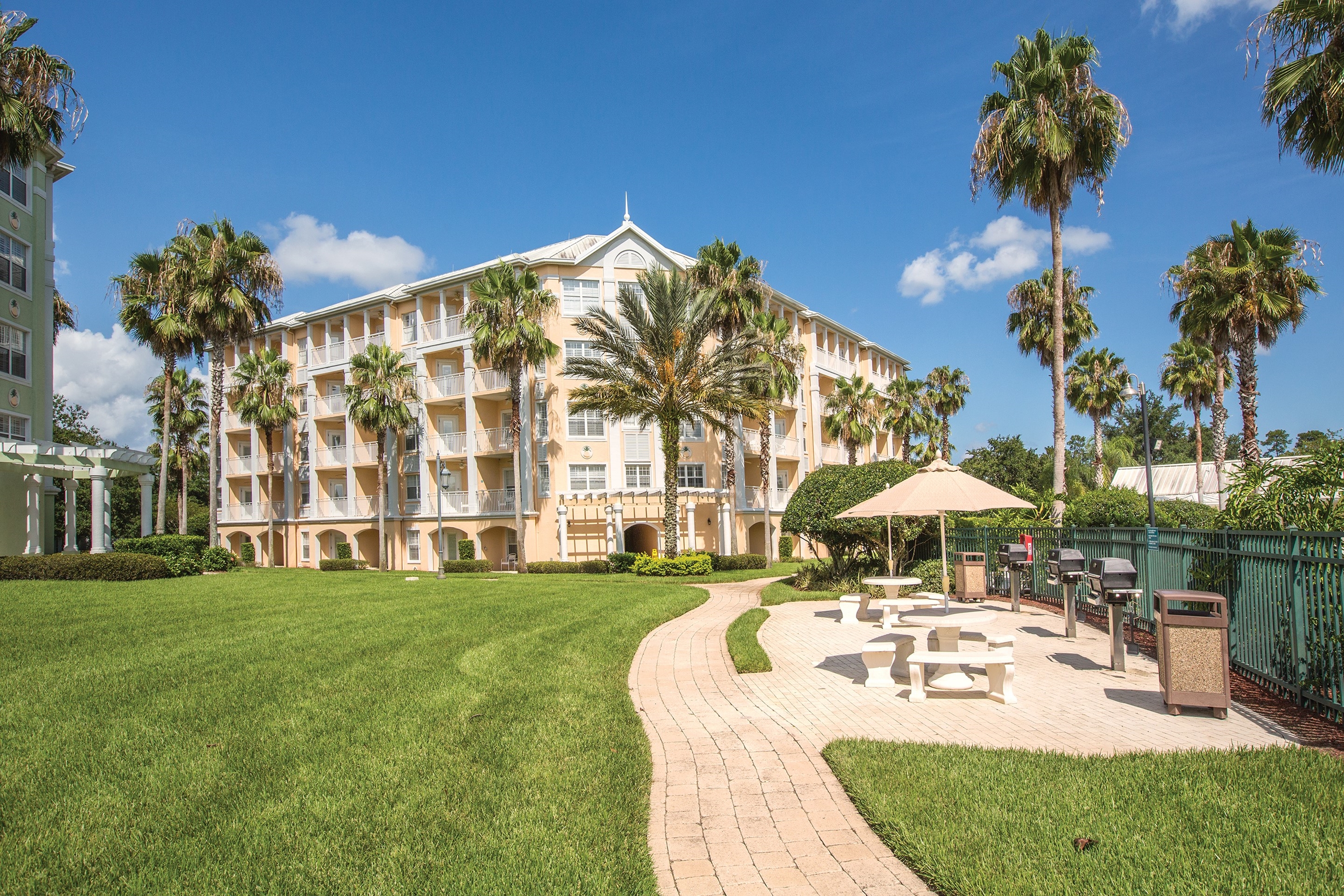 Exterior of WorldMark Orlando - Kingstown Reef hotel in Orlando, Florida
