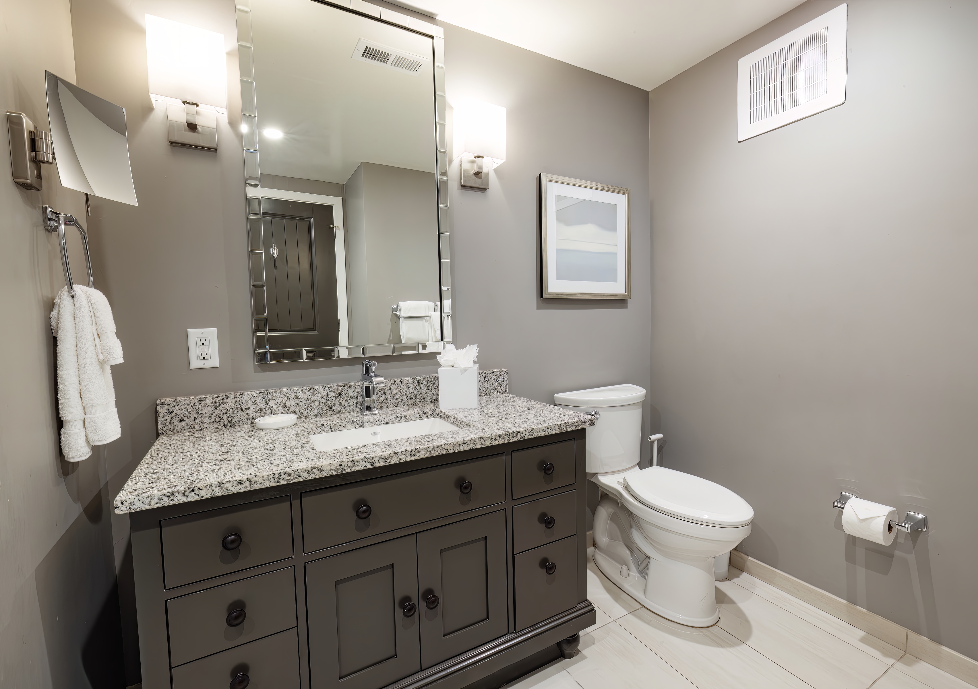 Guest room bath at the WorldMark Orlando - Kingstown Reef in Orlando, Florida