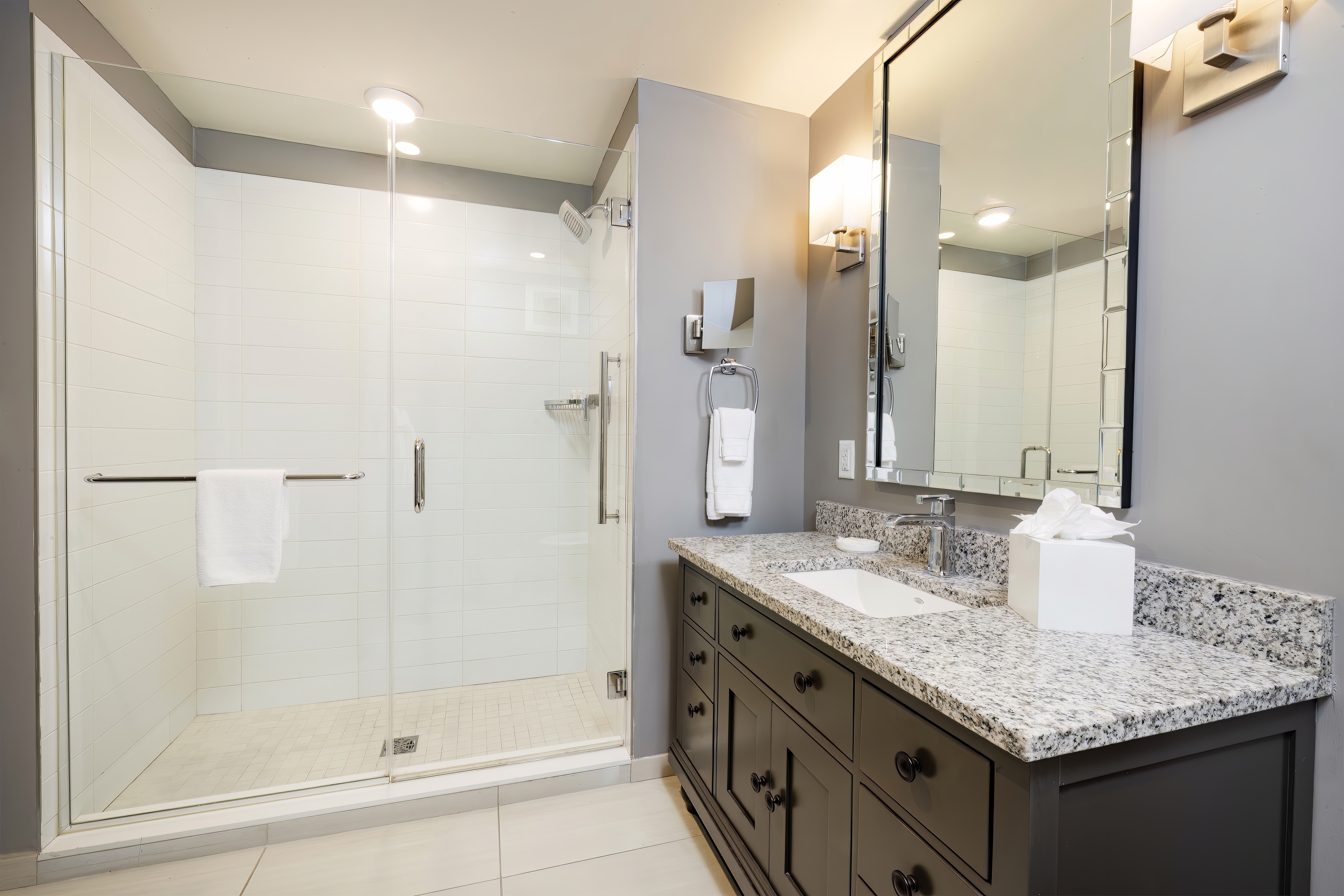 Guest room bath at the WorldMark Orlando - Kingstown Reef in Orlando, Florida