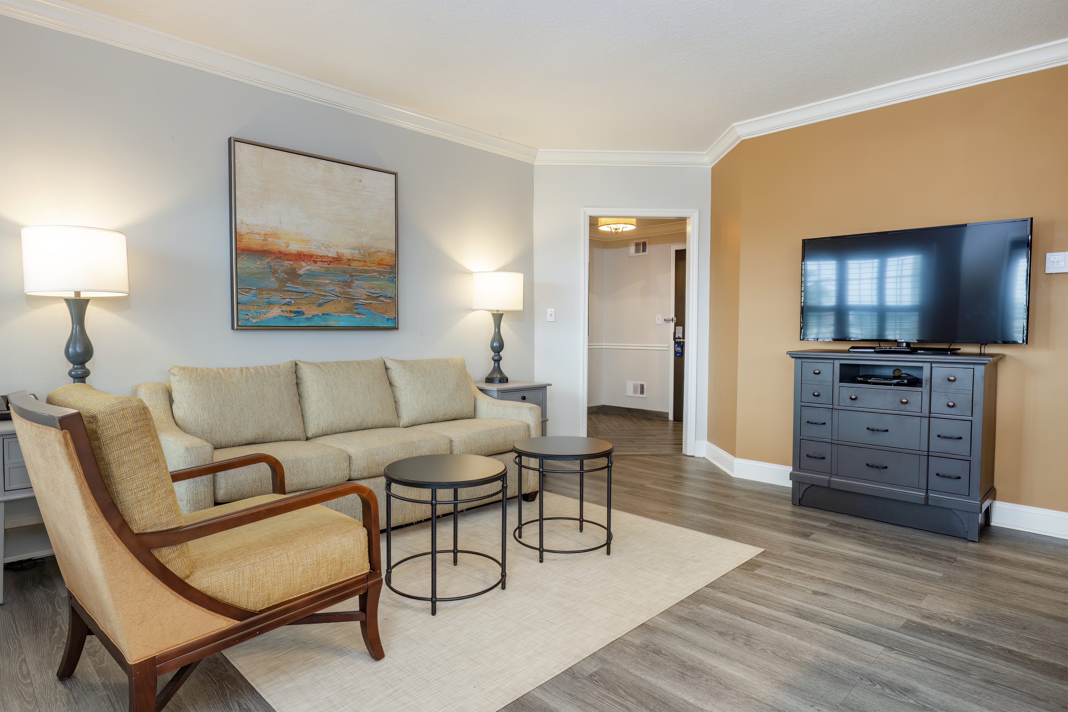 Guest room at the WorldMark Orlando - Kingstown Reef in Orlando, Florida