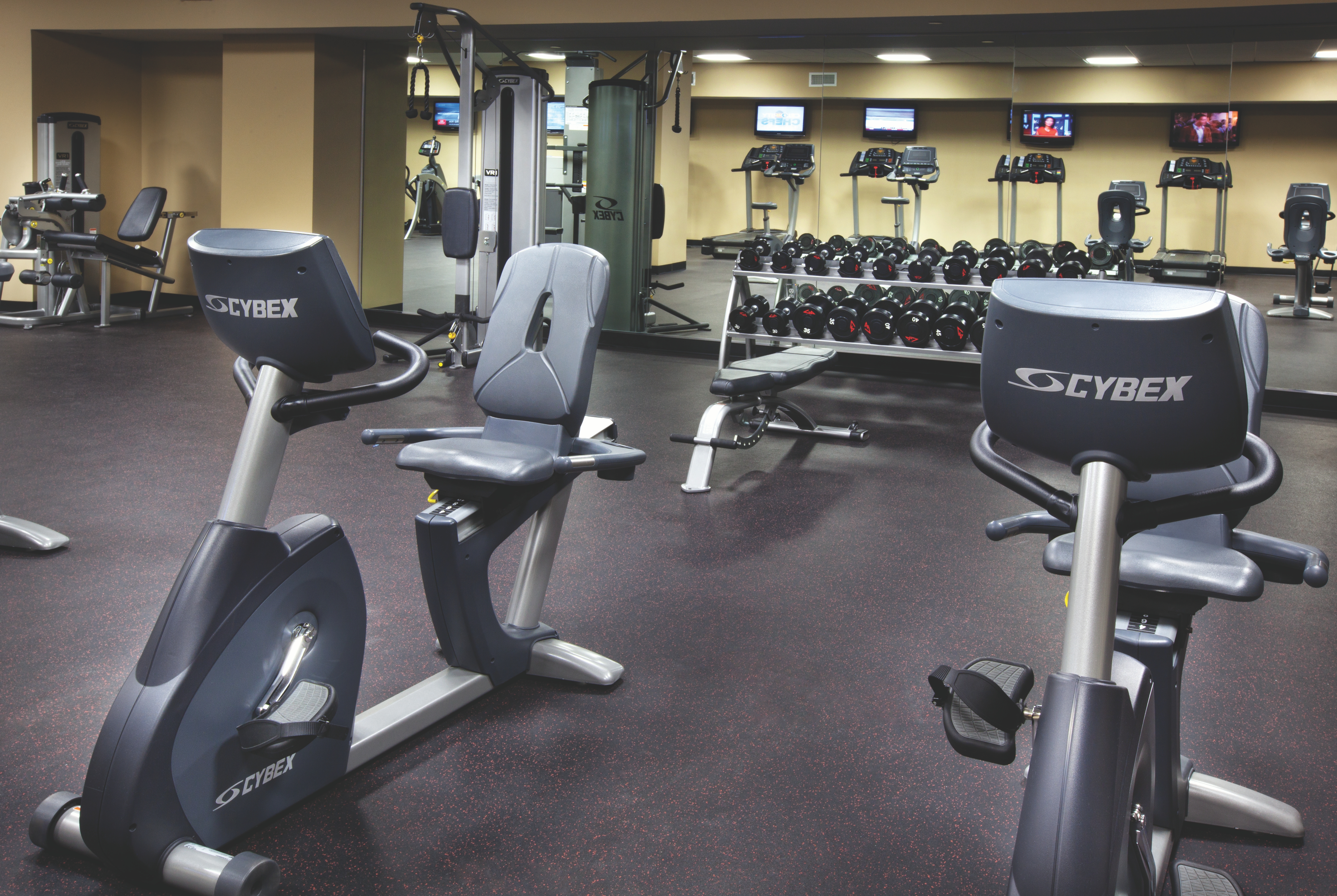 Fitness room at Club Wyndham Panama City Beach in Panama City Beach, Florida