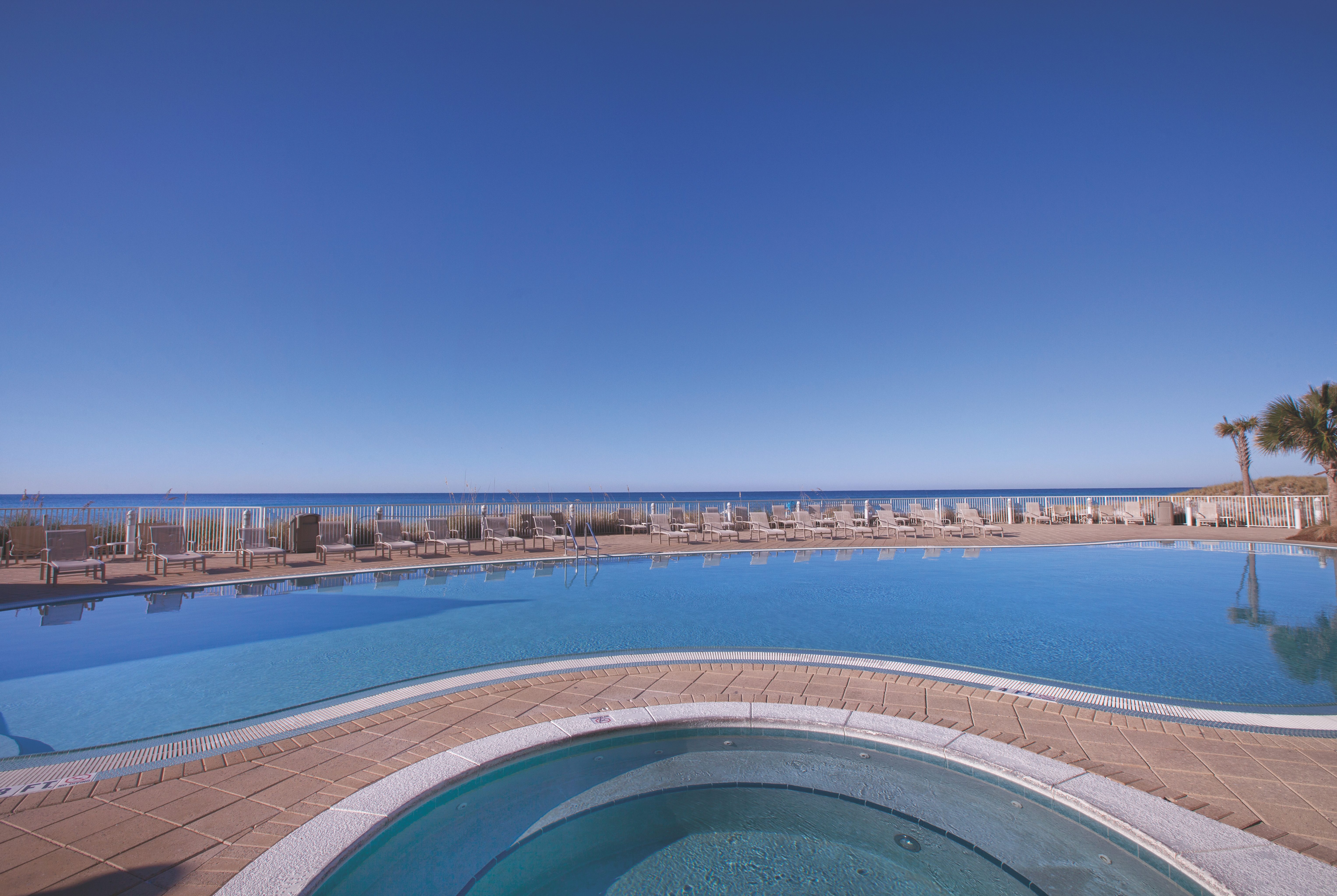 Pool daytime image at the Club Wyndham Panama City Beach in Panama City Beach, Florida