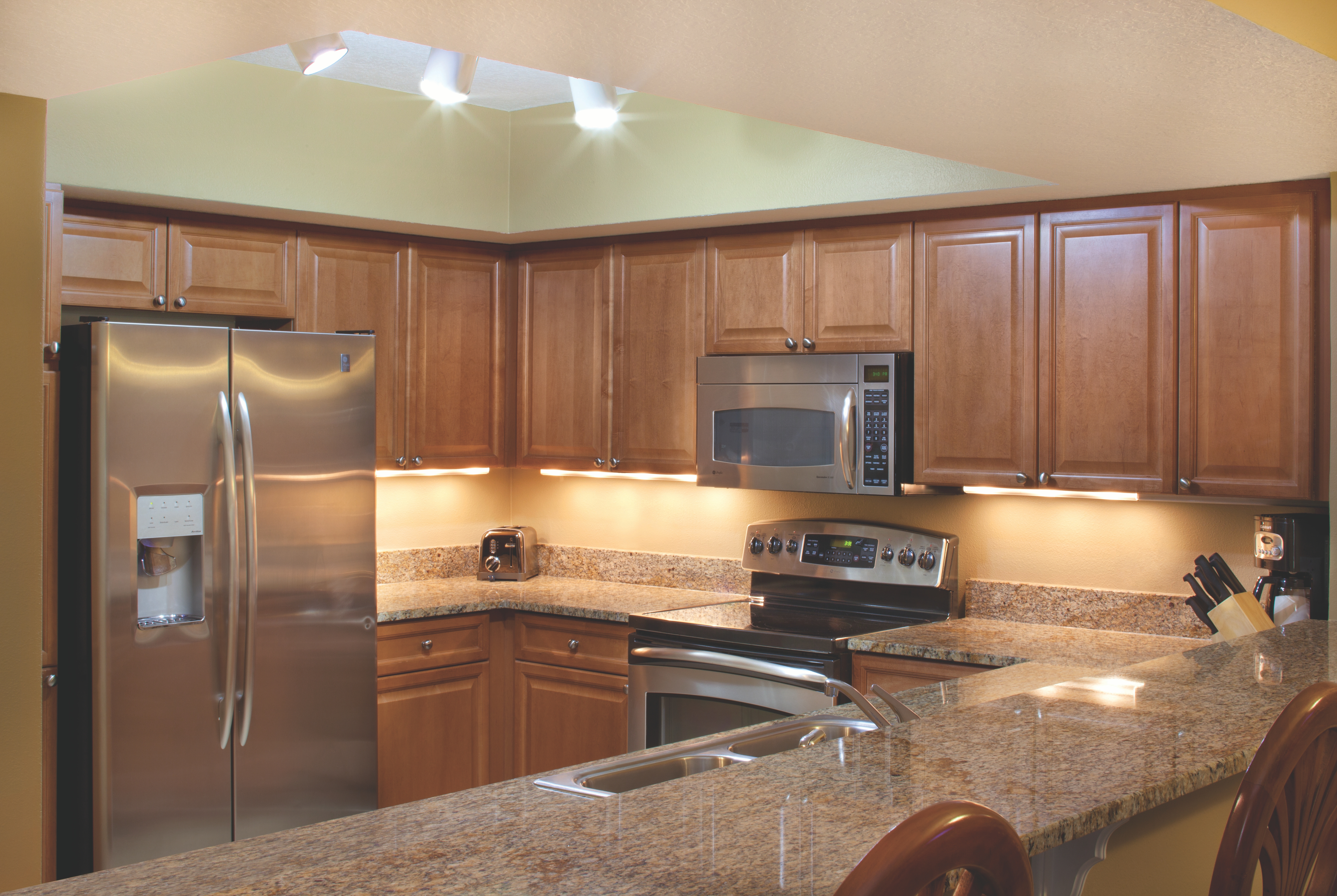 Club Wyndham Panama City Beach suite kitchen in Panama City Beach, Florida