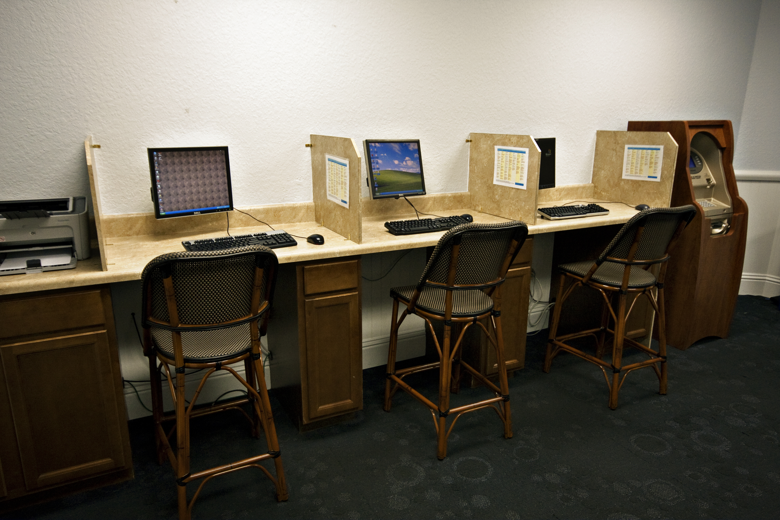 Club Wyndham Santa Barbara business center in Pompano Beach, Florida