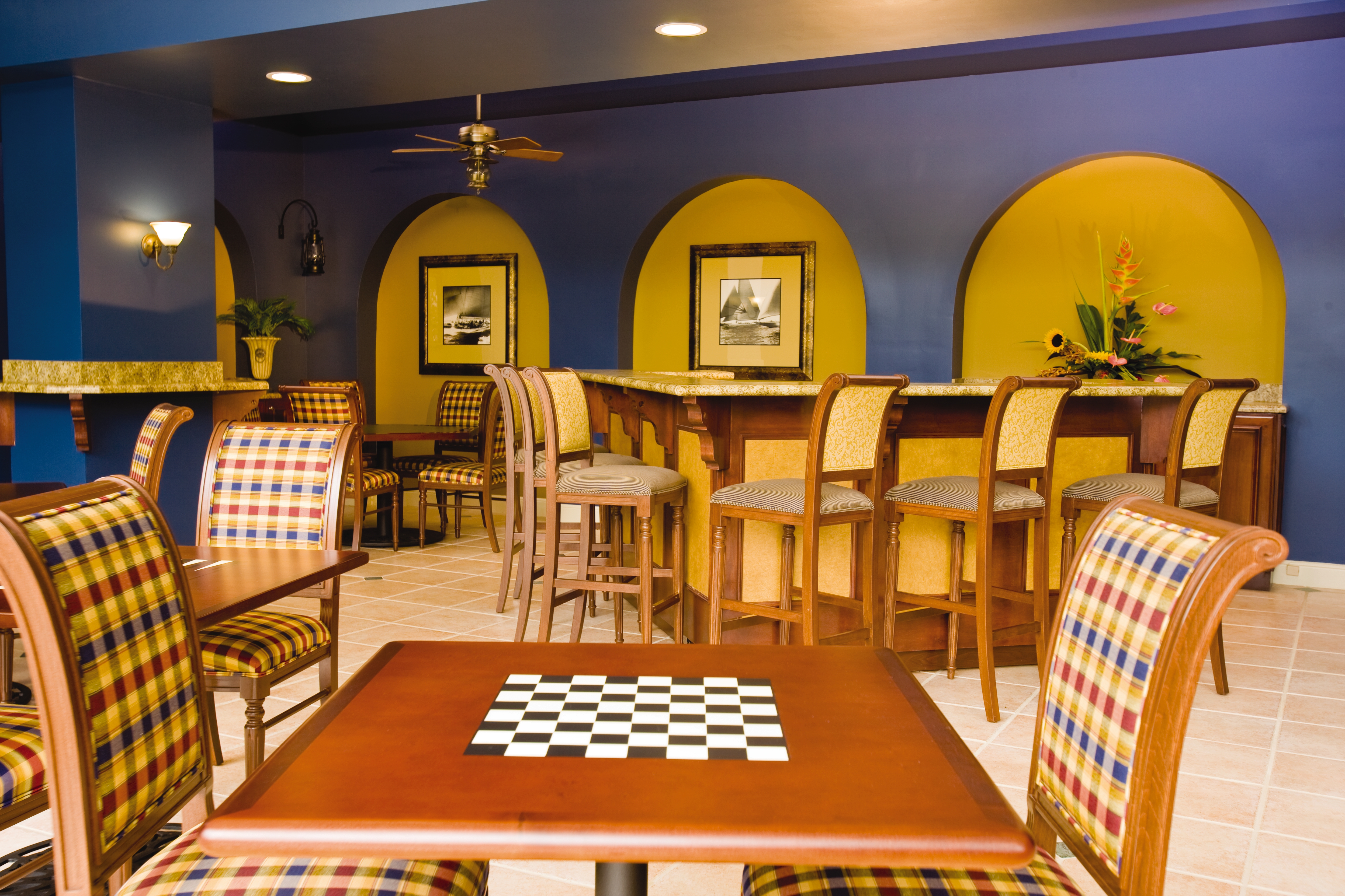 Game room at Club Wyndham Santa Barbara in Pompano Beach, Florida