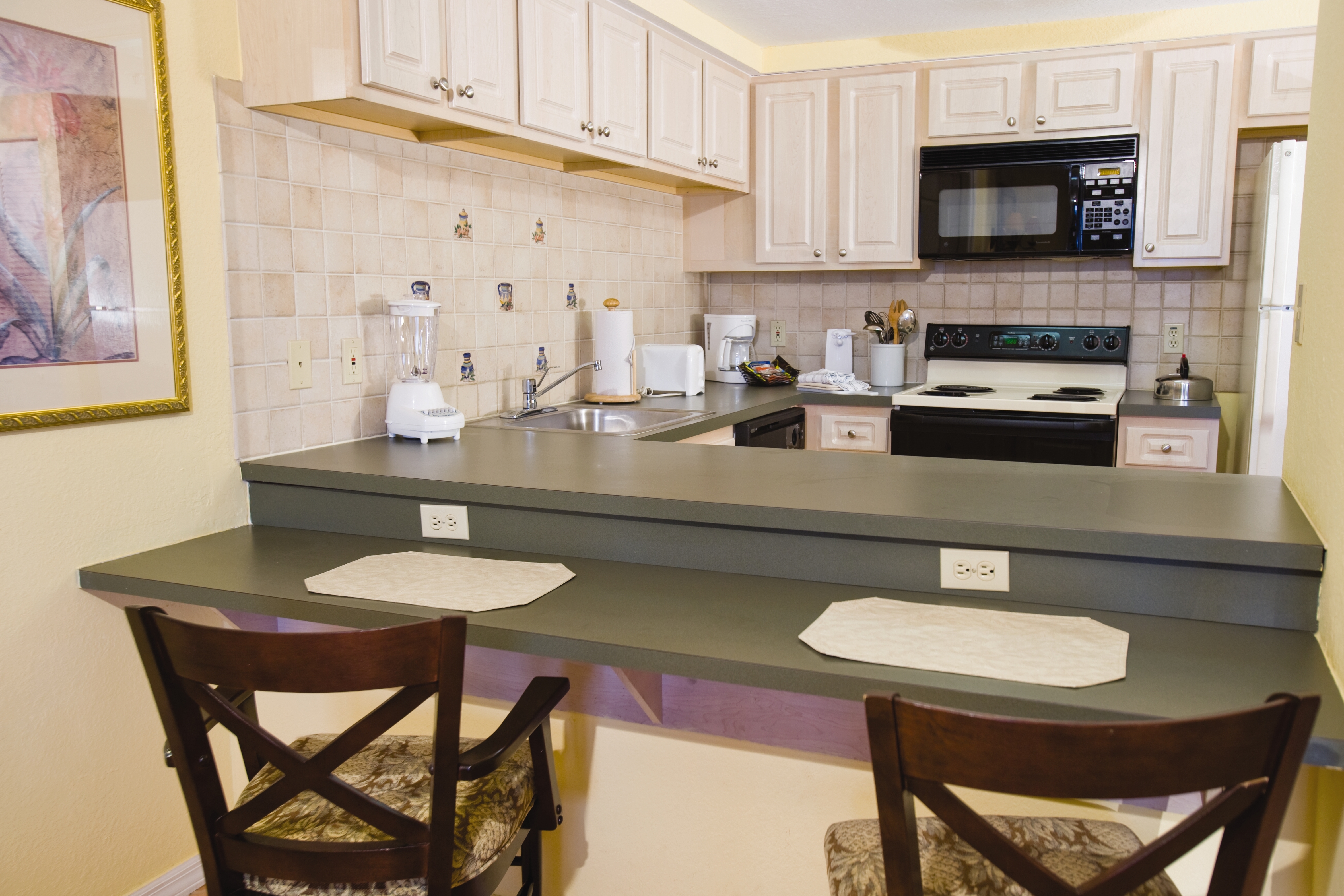 Guest room at the Club Wyndham Sea Gardens in Pompano Beach, Florida