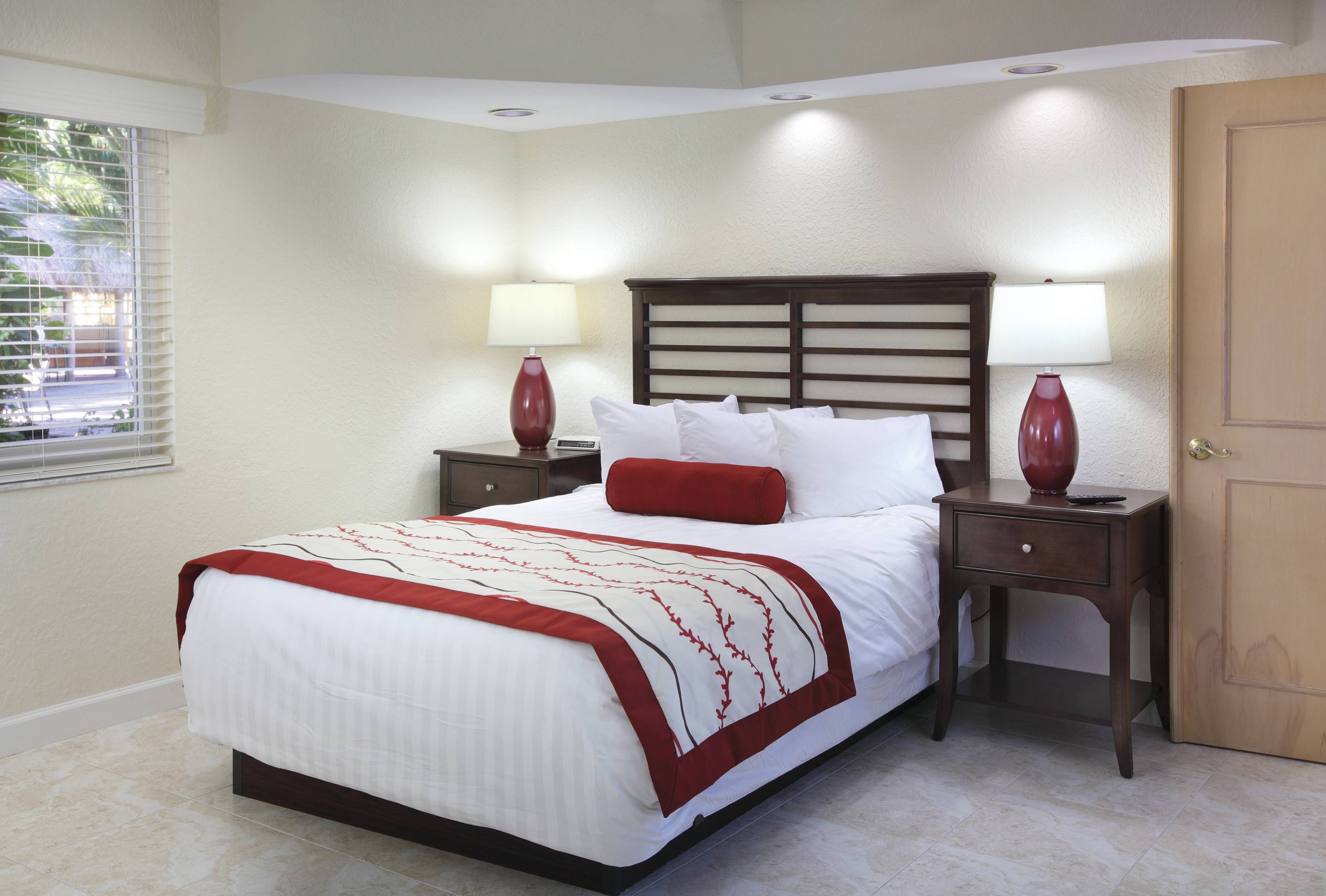 Guest room at the Club Wyndham Sea Gardens in Pompano Beach, Florida