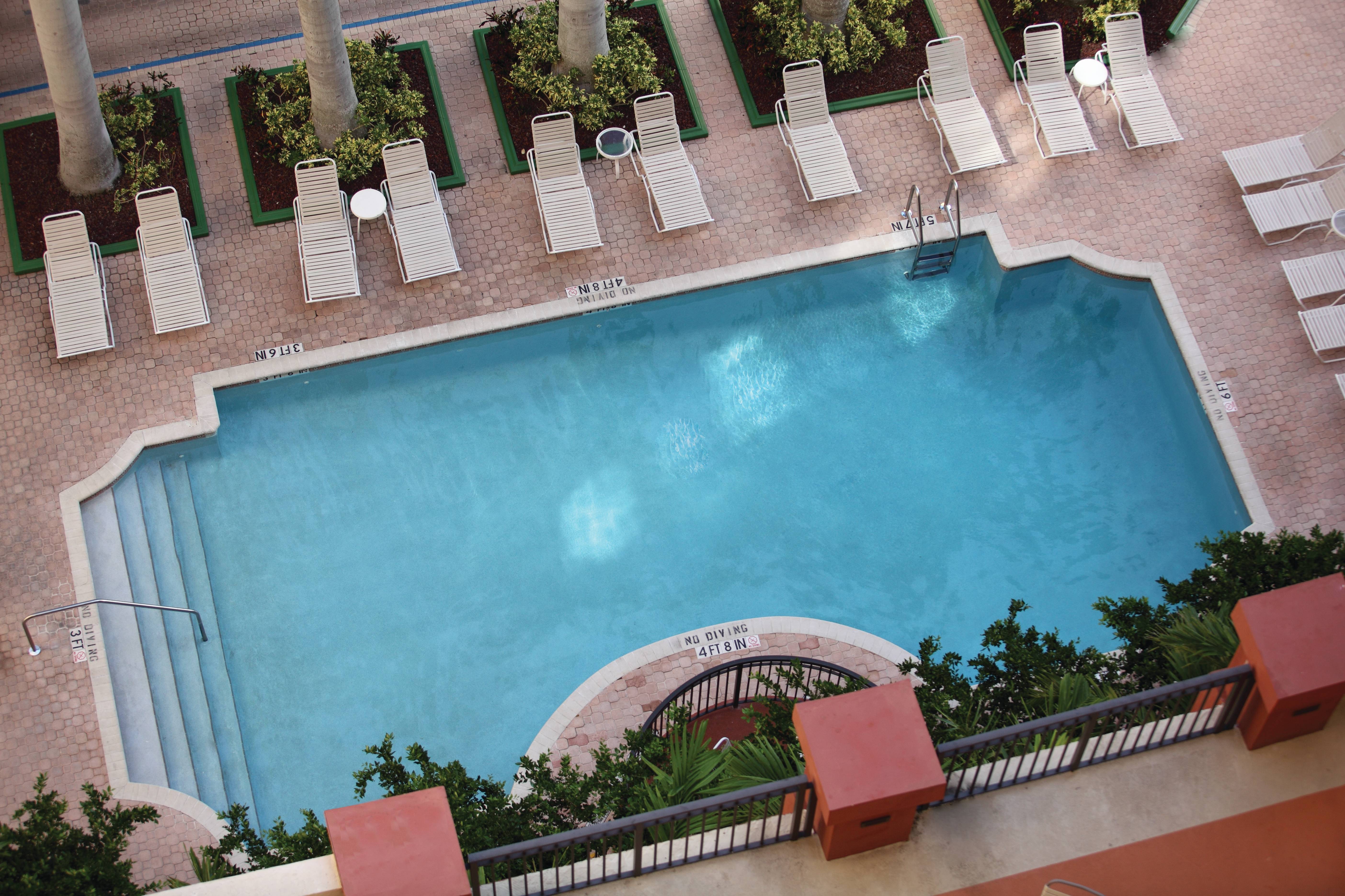 Pool at the Club Wyndham Sea Gardens in Pompano Beach, Florida