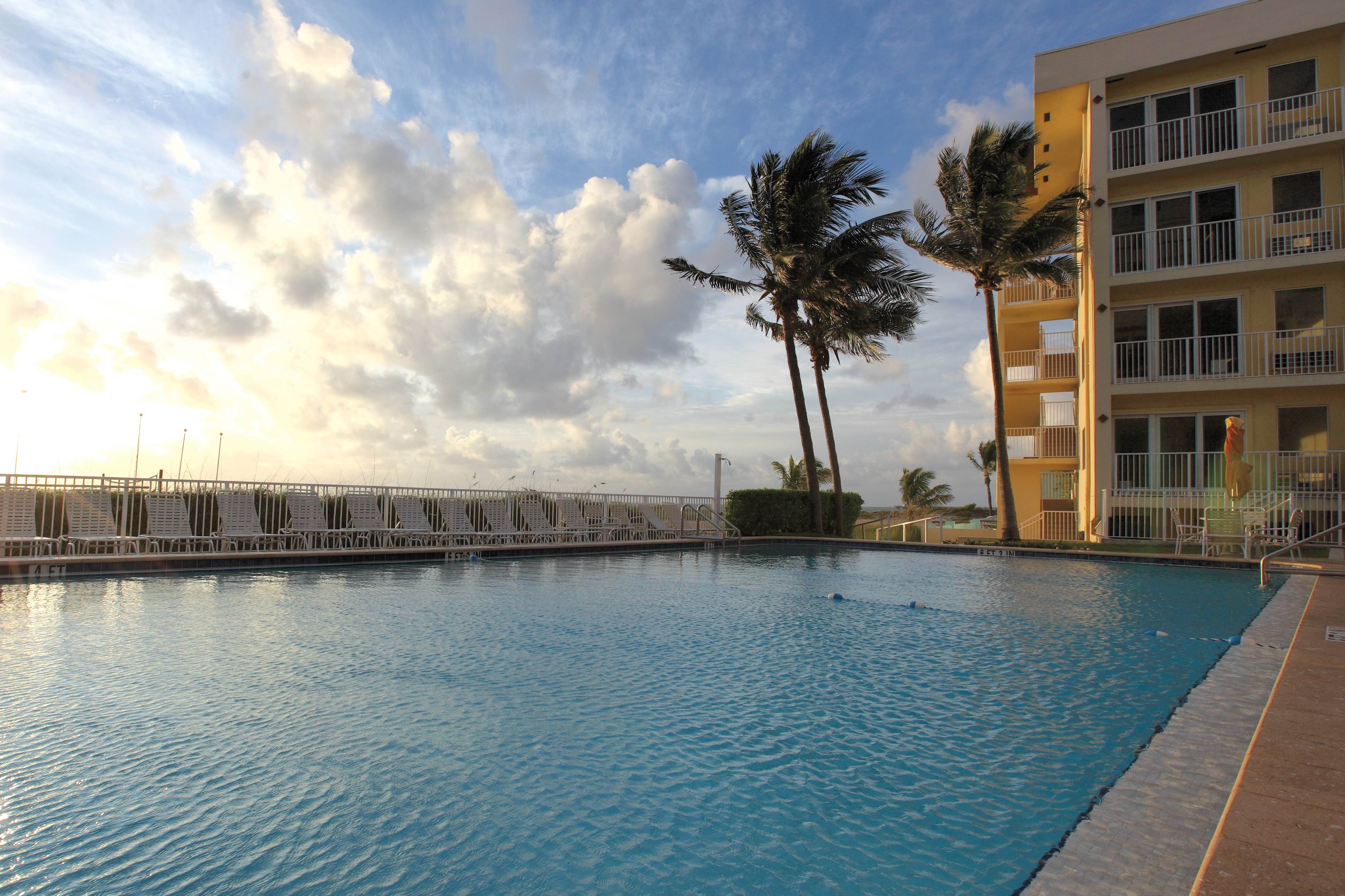 Pool at the Club Wyndham Sea Gardens in Pompano Beach, Florida