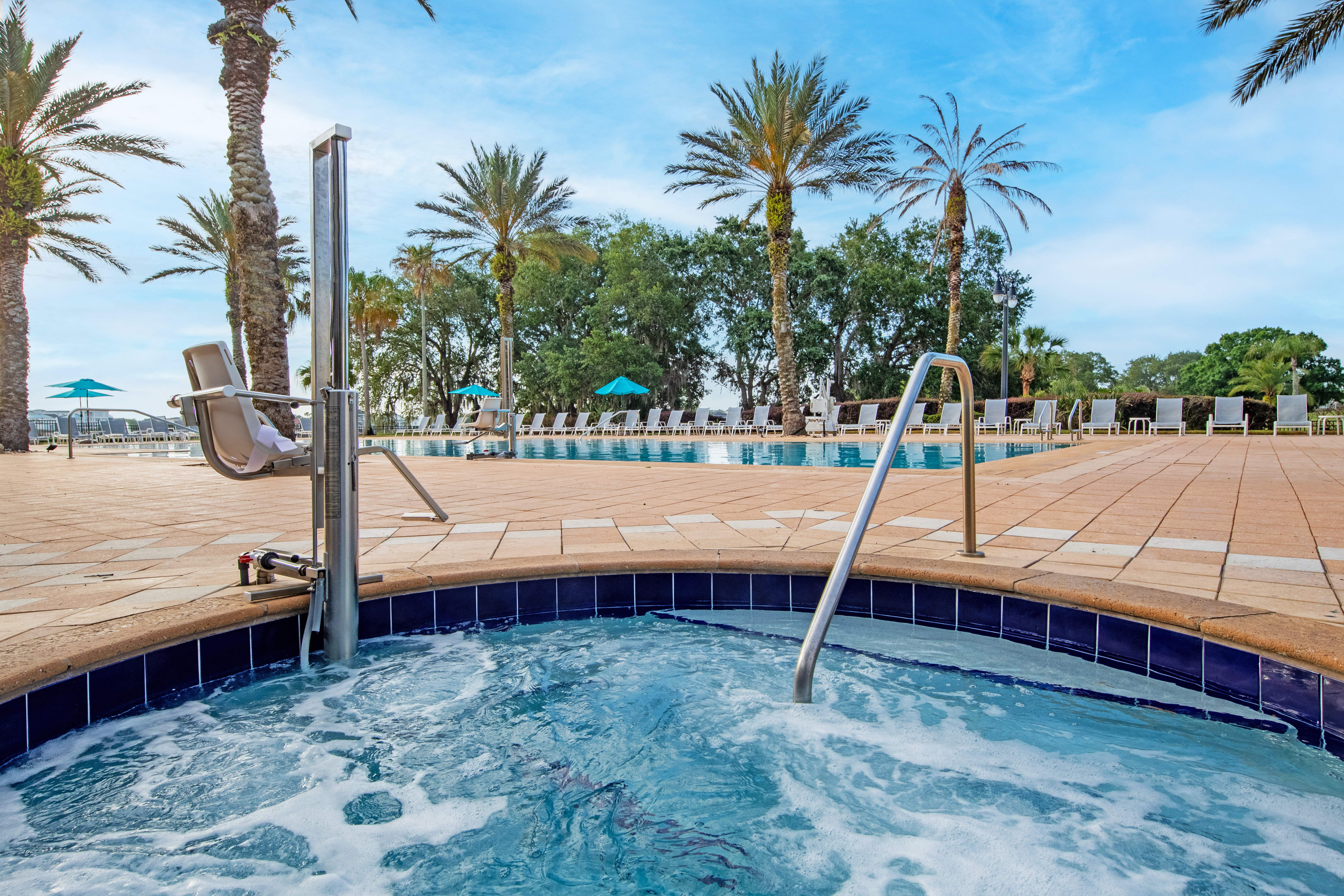 Hot tub at the WorldMark Reunion in Reunion, Florida