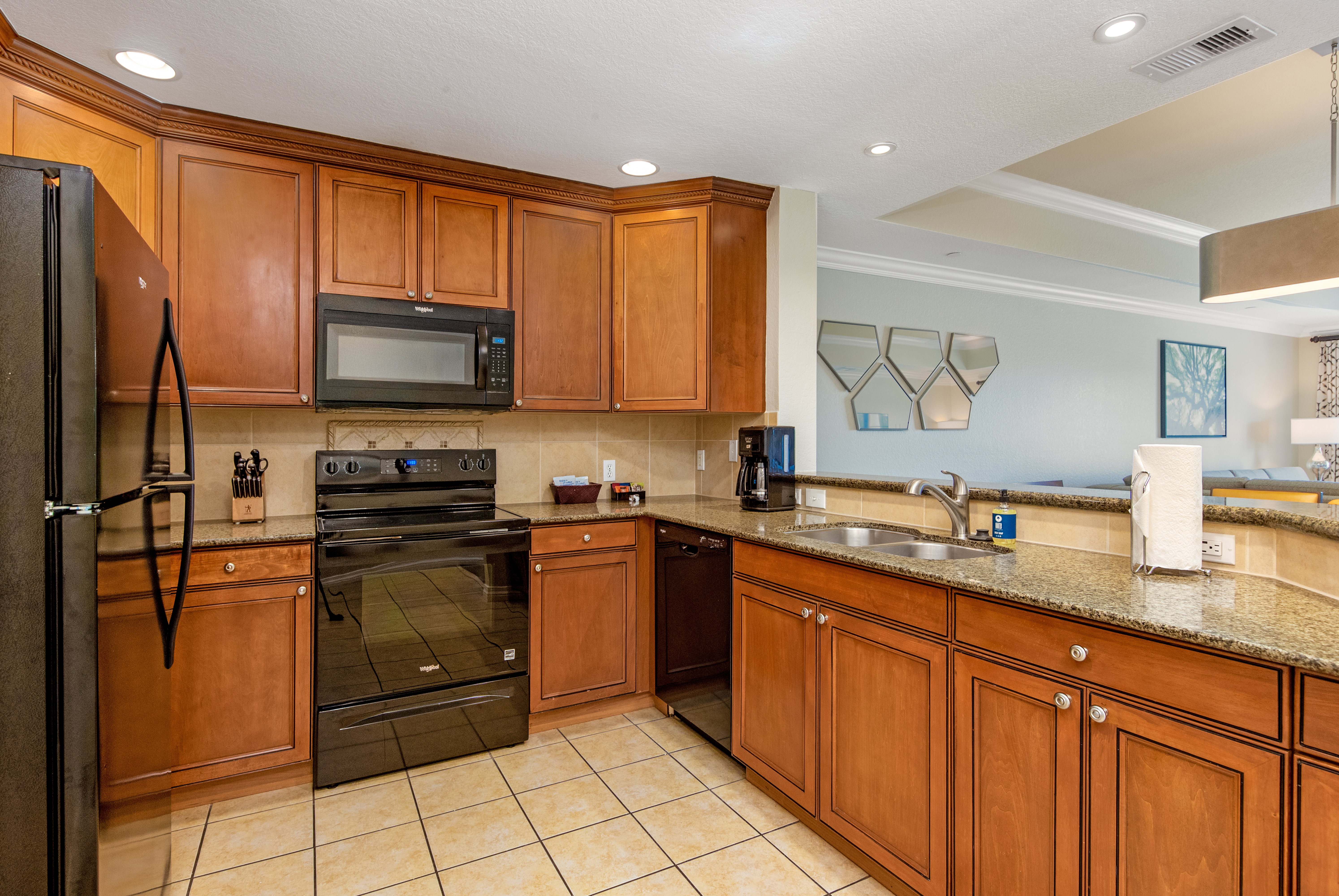 WorldMark Reunion suite kitchen in Reunion, Florida