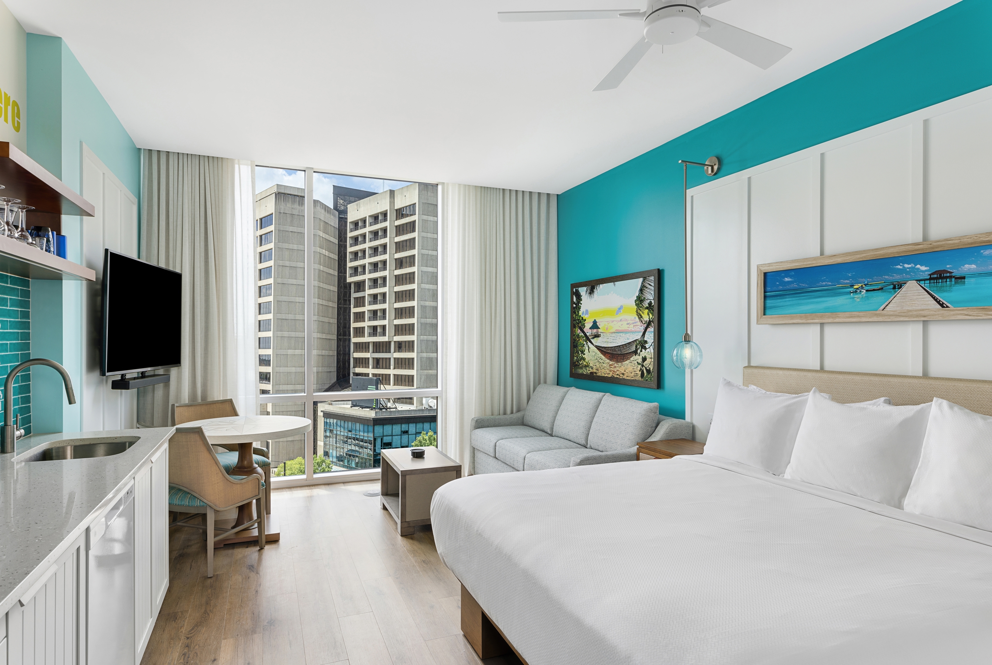 Guest room at the Margaritaville Vacation Club - Atlanta in Atlanta, Georgia