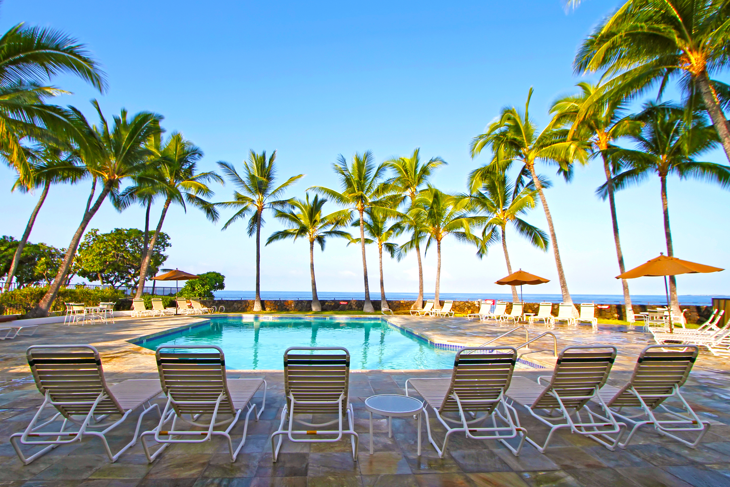 Pool at the Club Wyndham Royal Sea Cliff in Kailua Kona, Hawaii