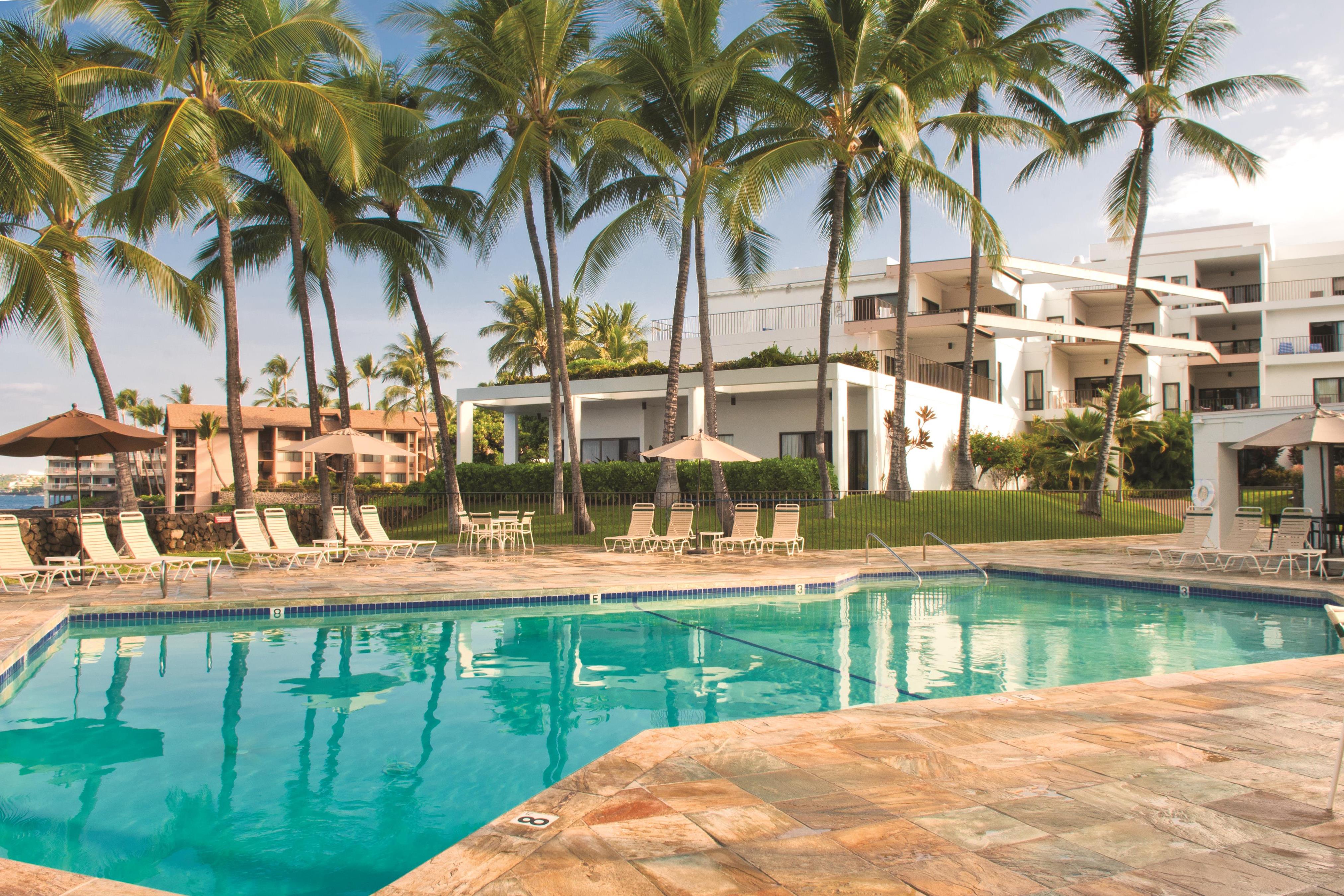 Pool at the Club Wyndham Royal Sea Cliff in Kailua Kona, Hawaii