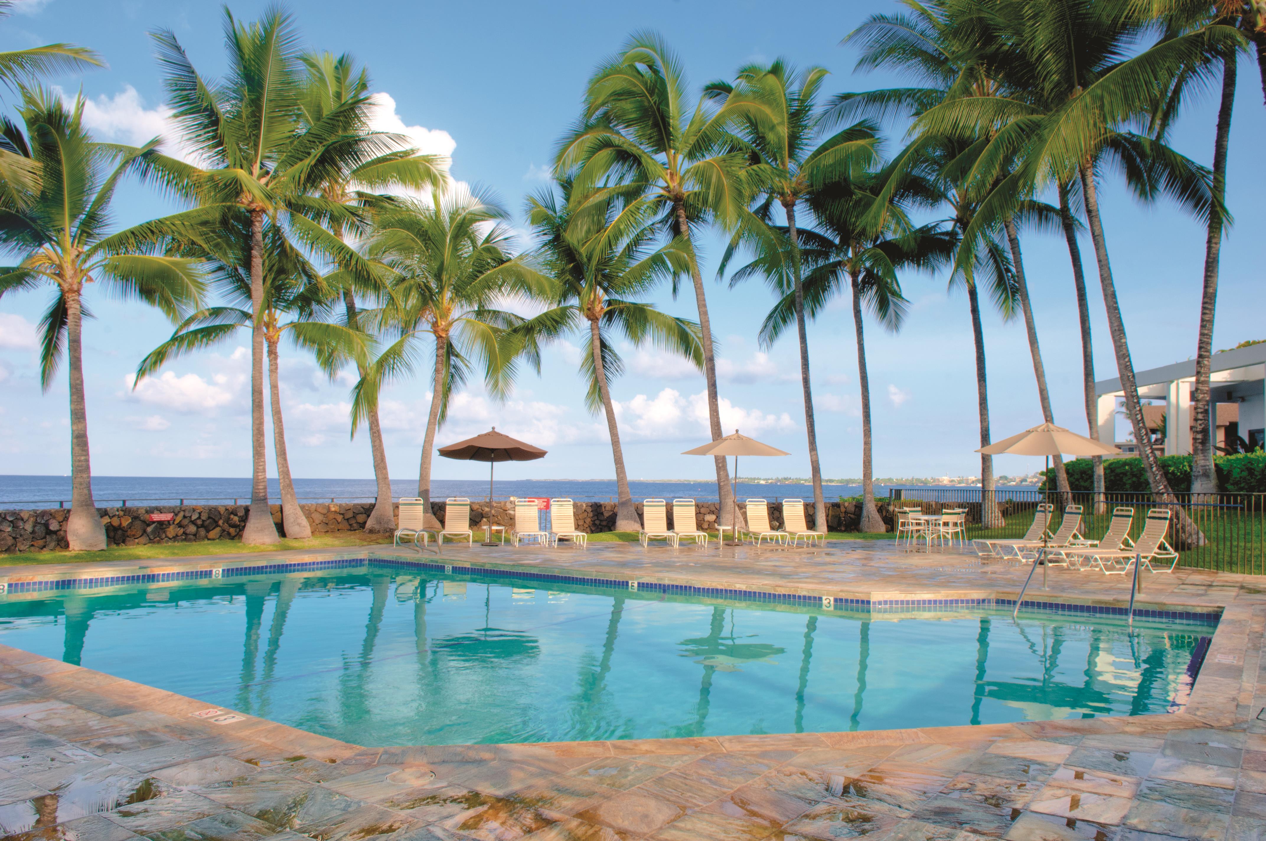Pool at the Club Wyndham Royal Sea Cliff in Kailua Kona, Hawaii