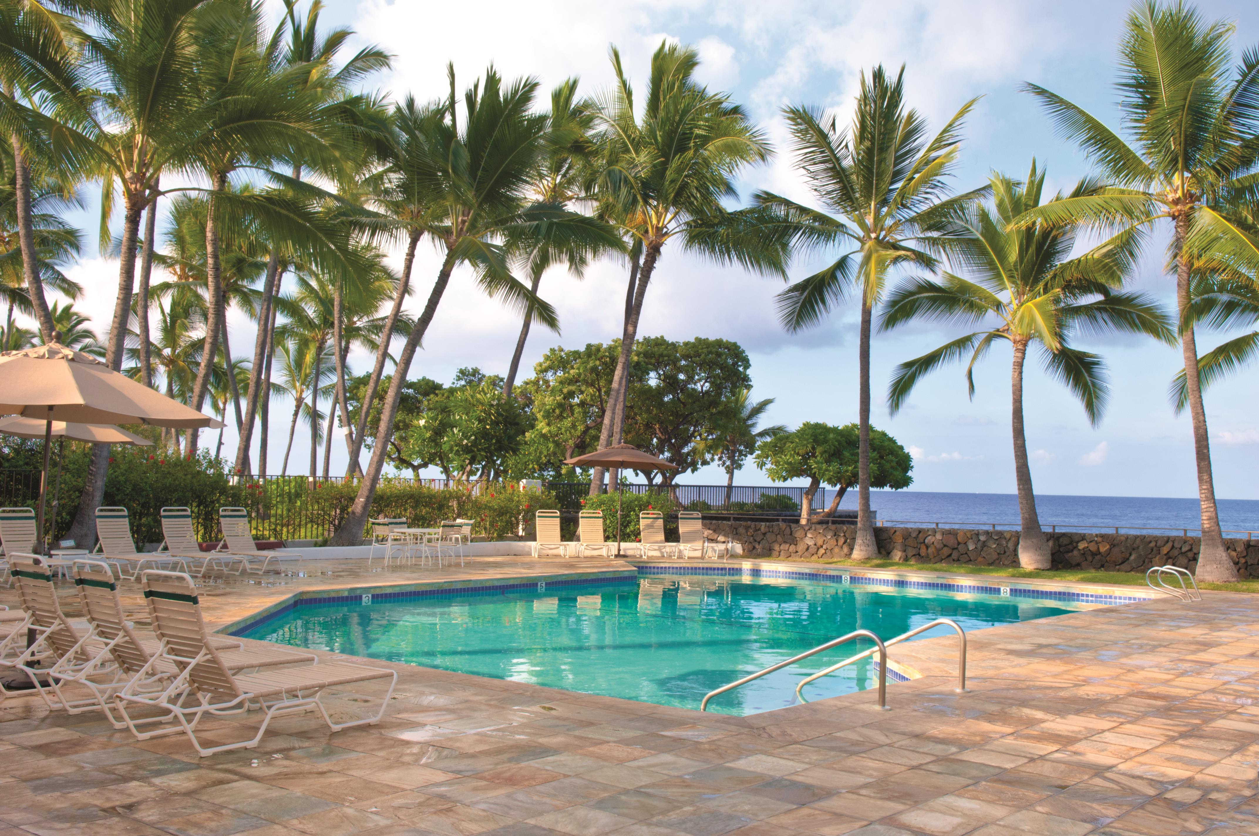 Pool at the Club Wyndham Royal Sea Cliff in Kailua Kona, Hawaii