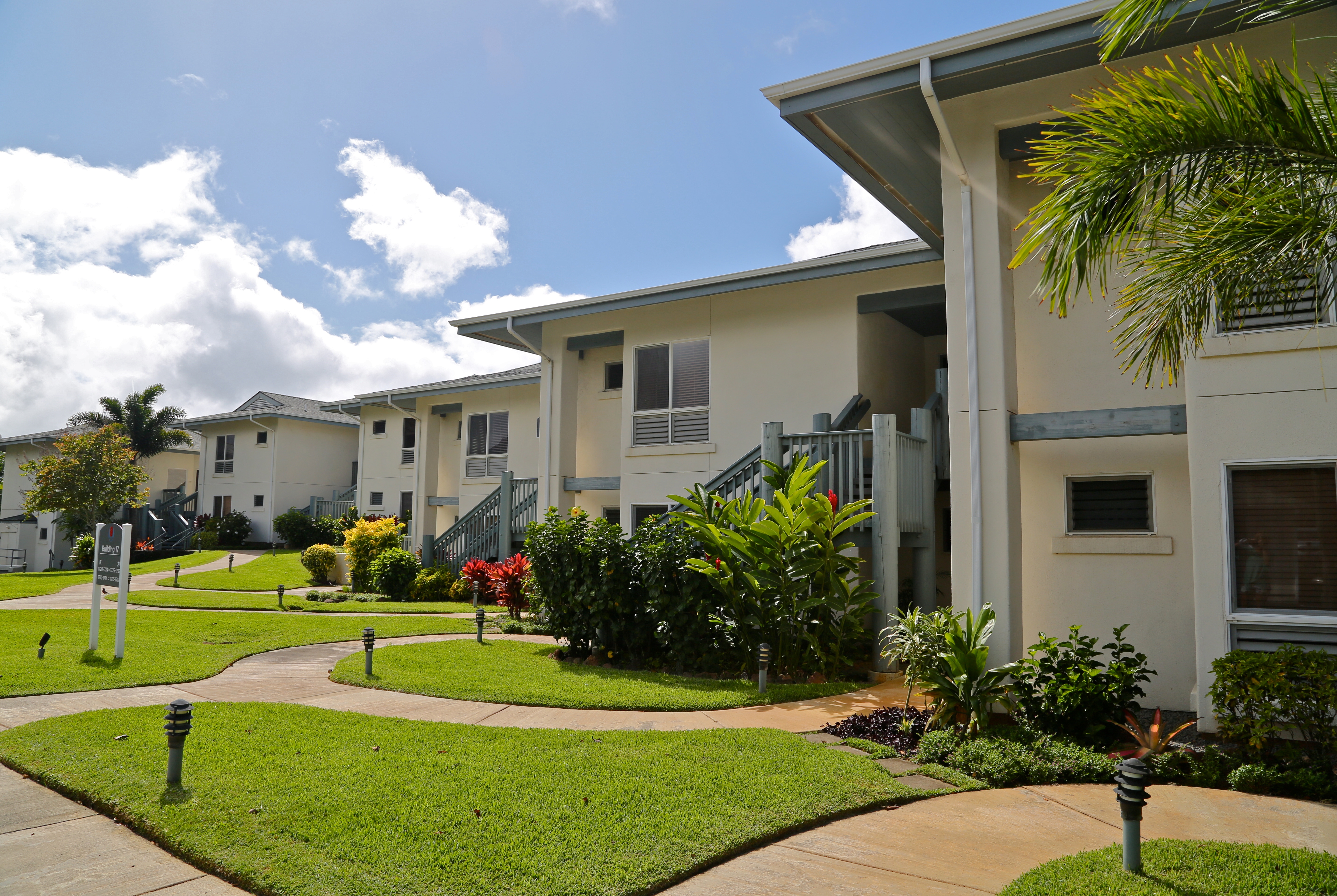 Exterior Day Image of Club Wyndham Bali Hai Villas hotel in Princeville Kauai, Hawaii