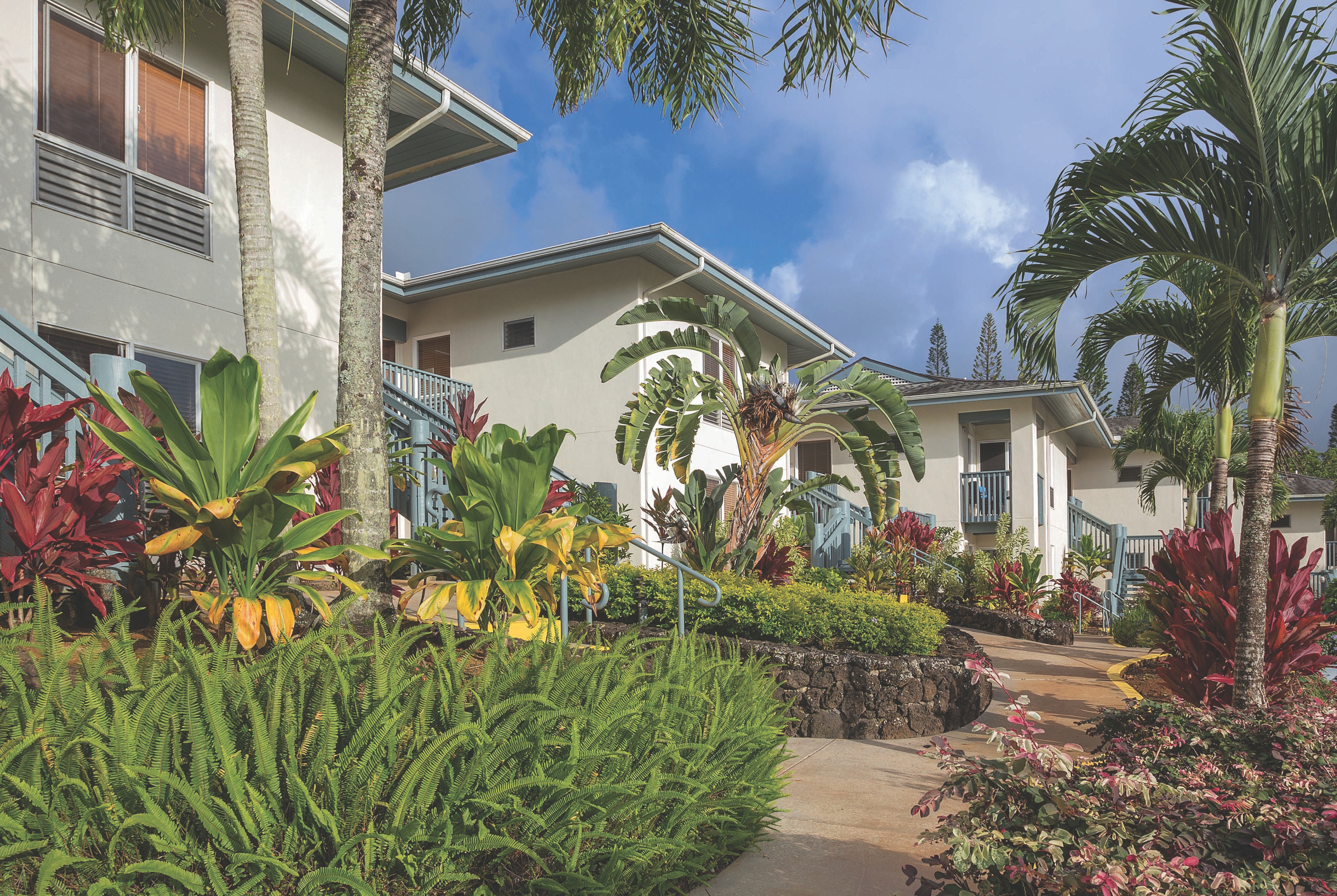 Exterior Day Image of Club Wyndham Bali Hai Villas hotel in Princeville Kauai, Hawaii