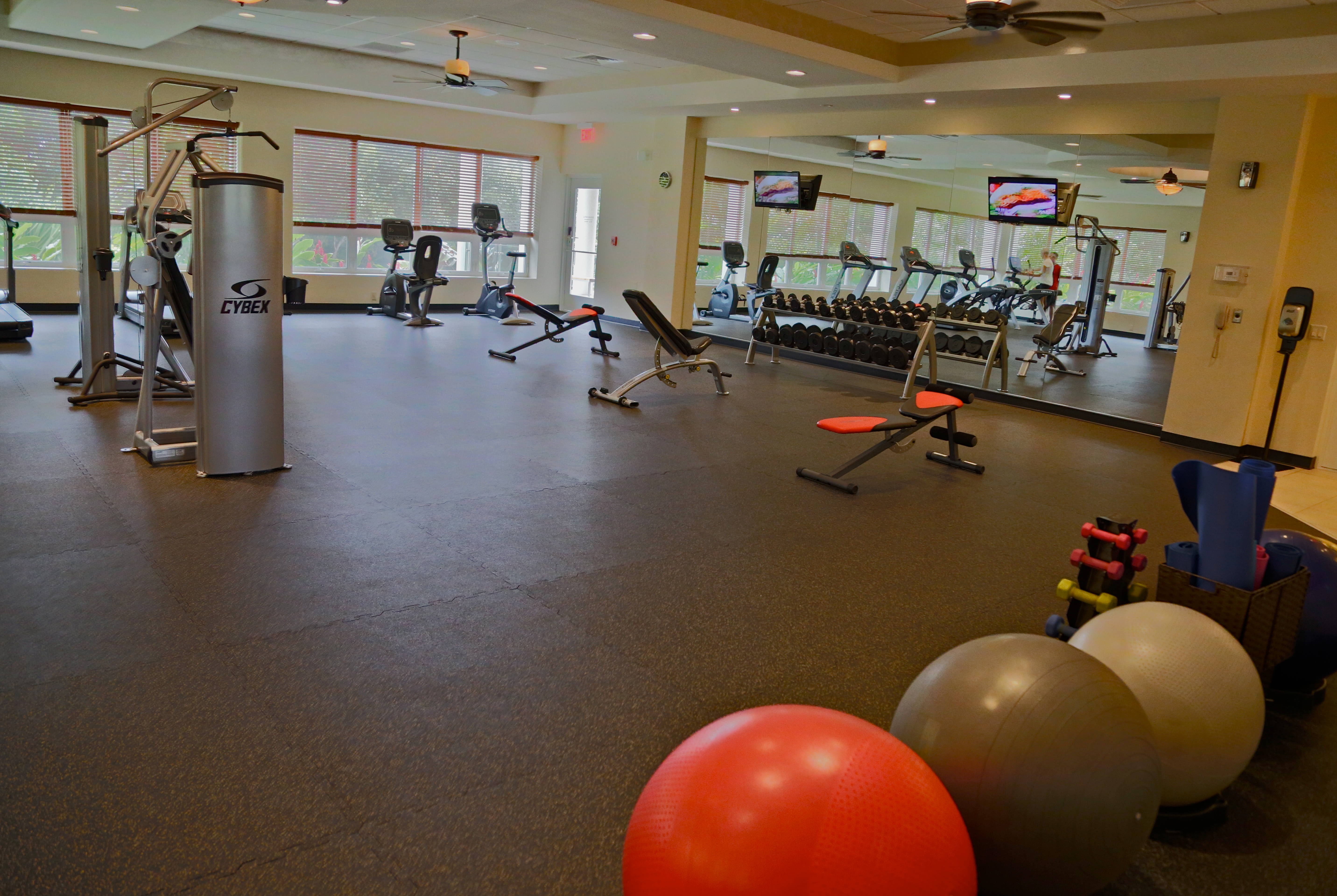 Fitness room at Club Wyndham Bali Hai Villas in Princeville Kauai, Hawaii