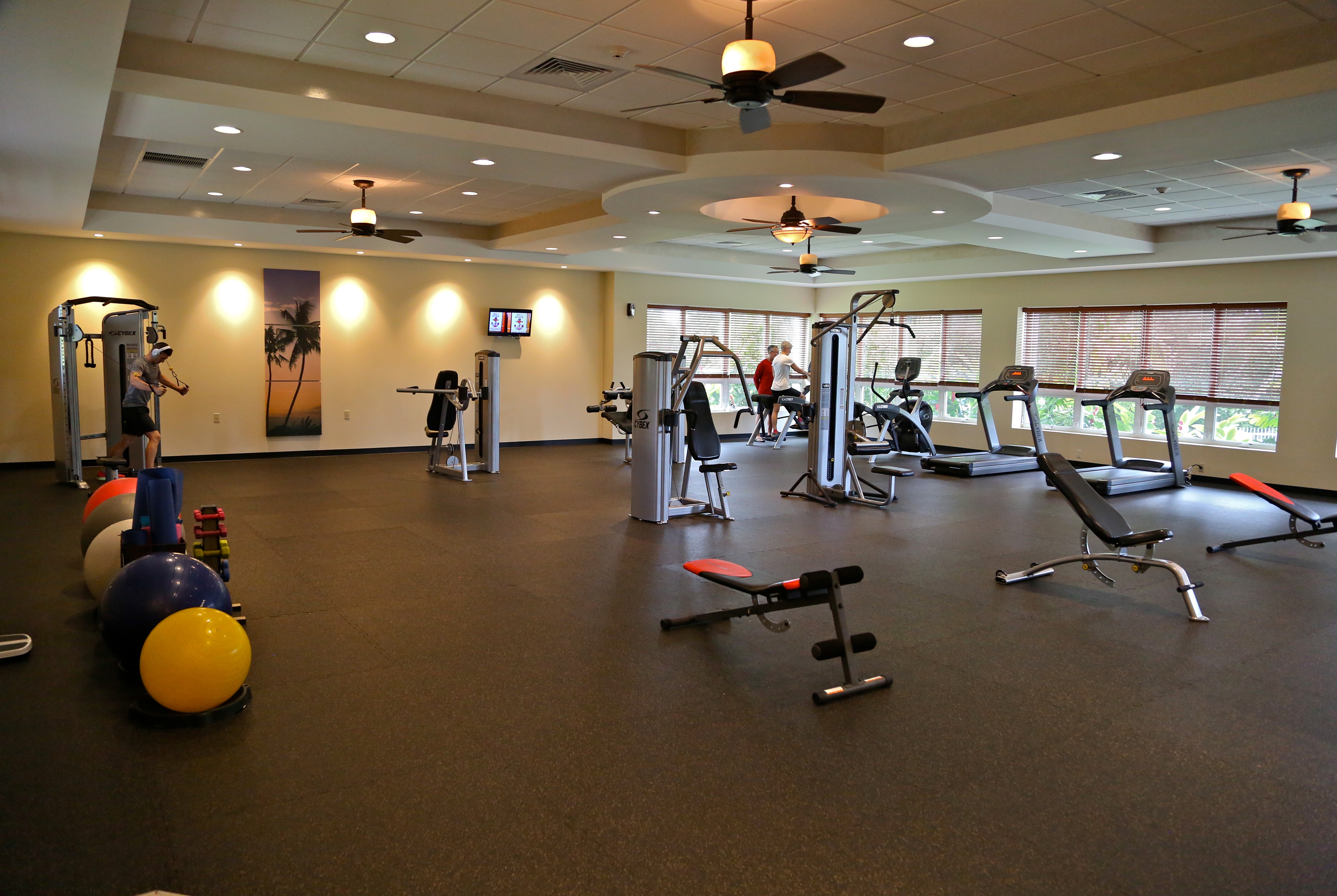 Fitness room at Club Wyndham Bali Hai Villas in Princeville Kauai, Hawaii
