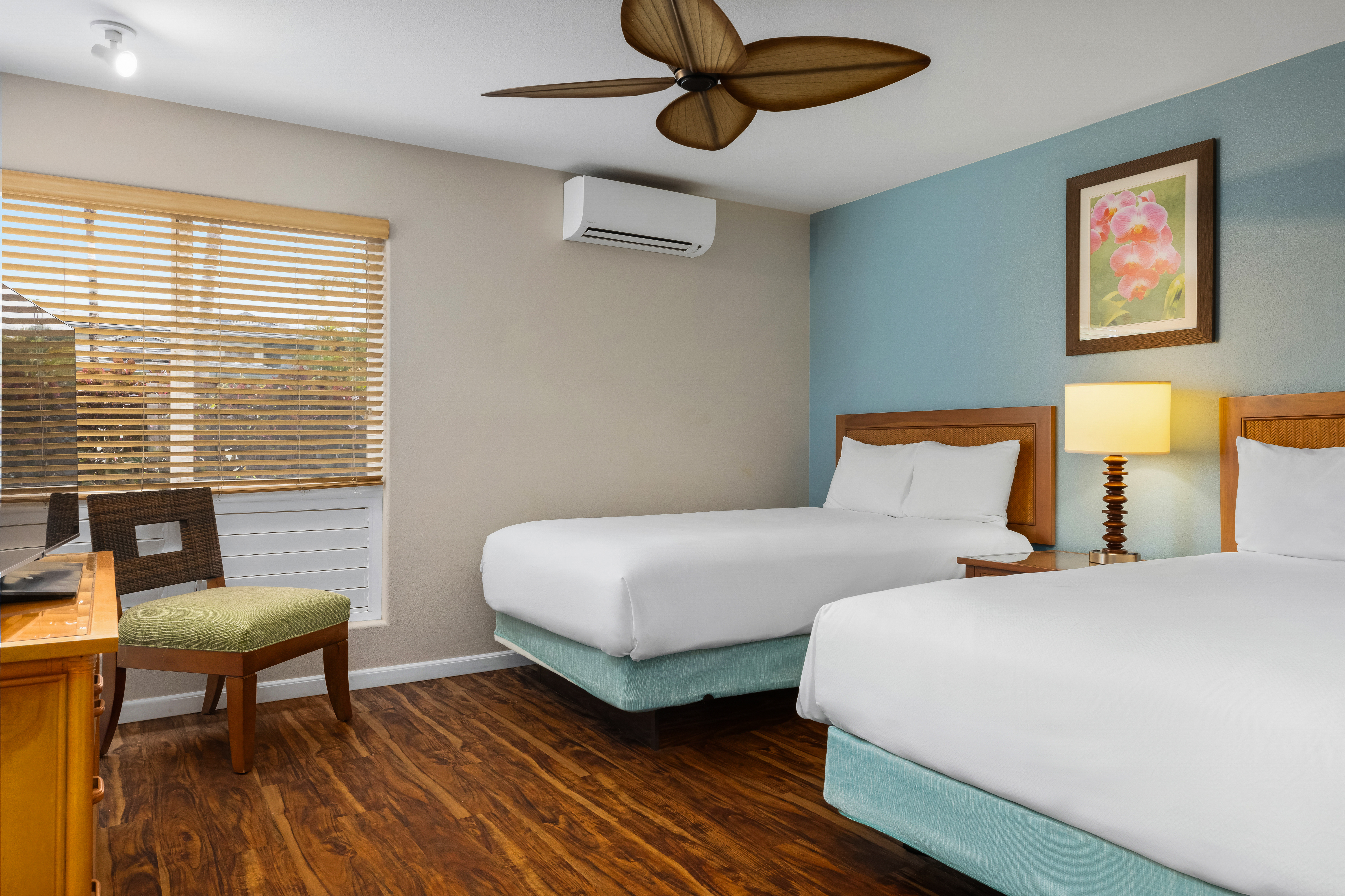 Guest room at the Club Wyndham Bali Hai Villas in Princeville Kauai, Hawaii