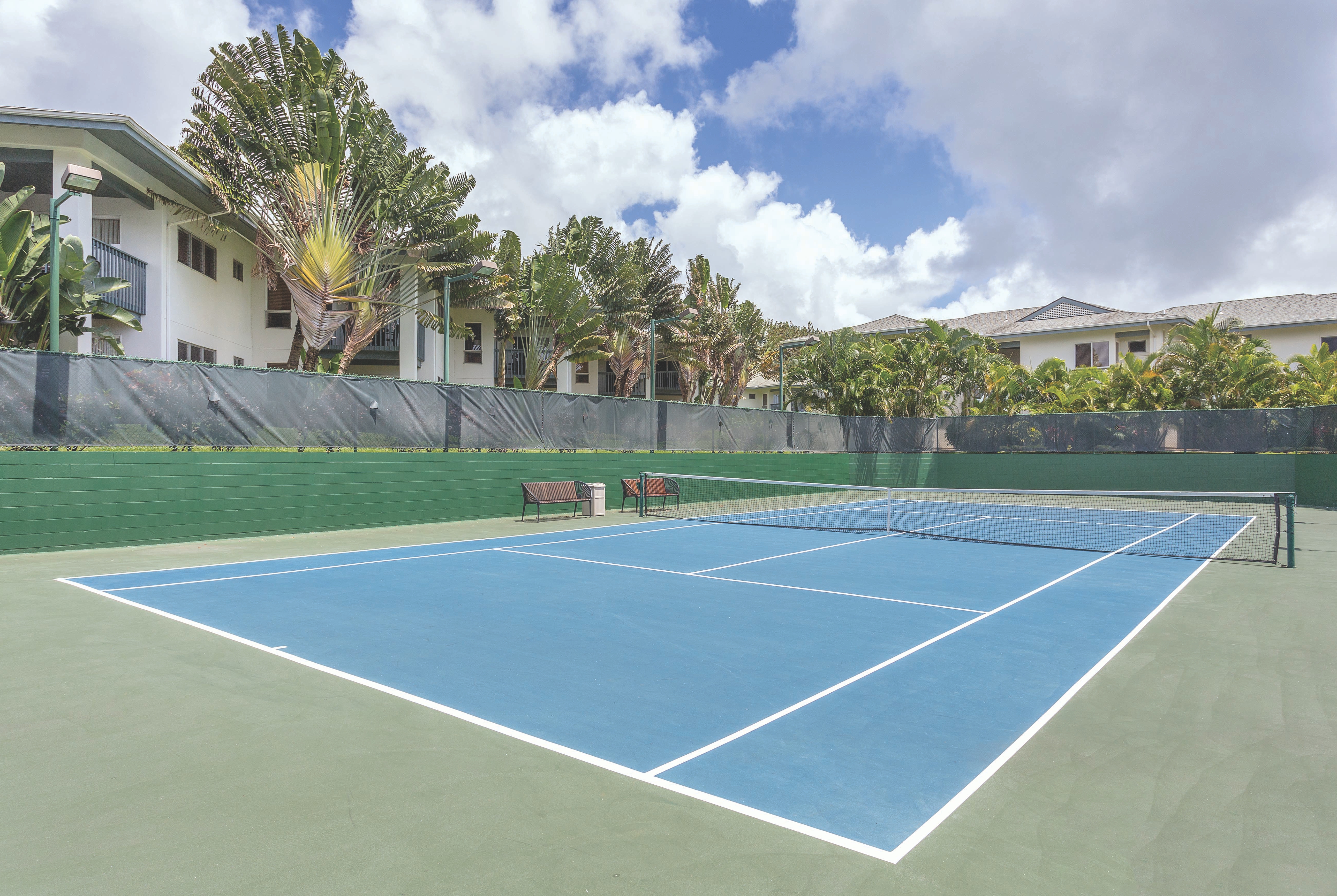 Tennis at Club Wyndham Bali Hai Villas in Princeville Kauai, Hawaii