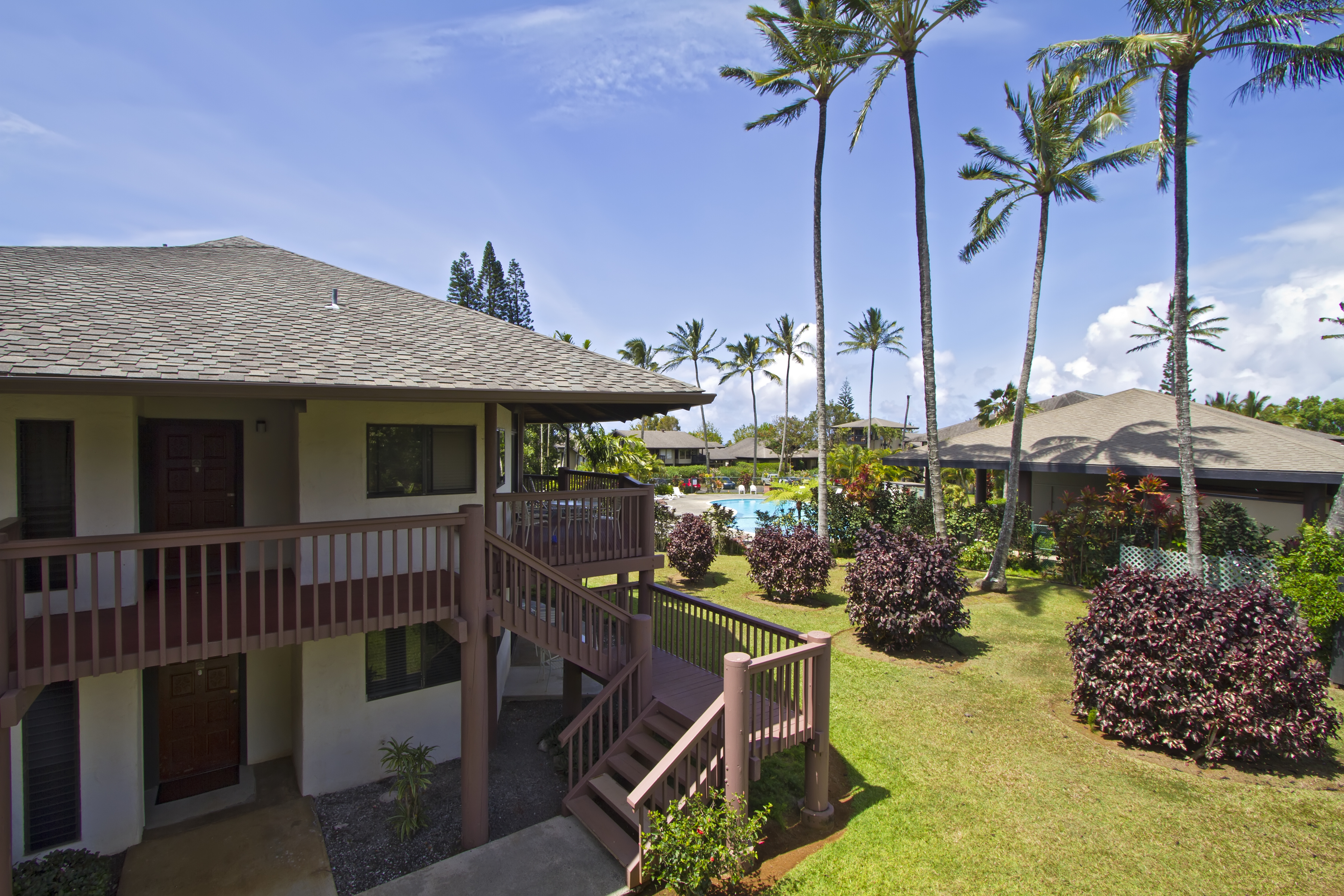 Exterior of Club Wyndham Ka Eo Kai hotel in Princeville, Hawaii