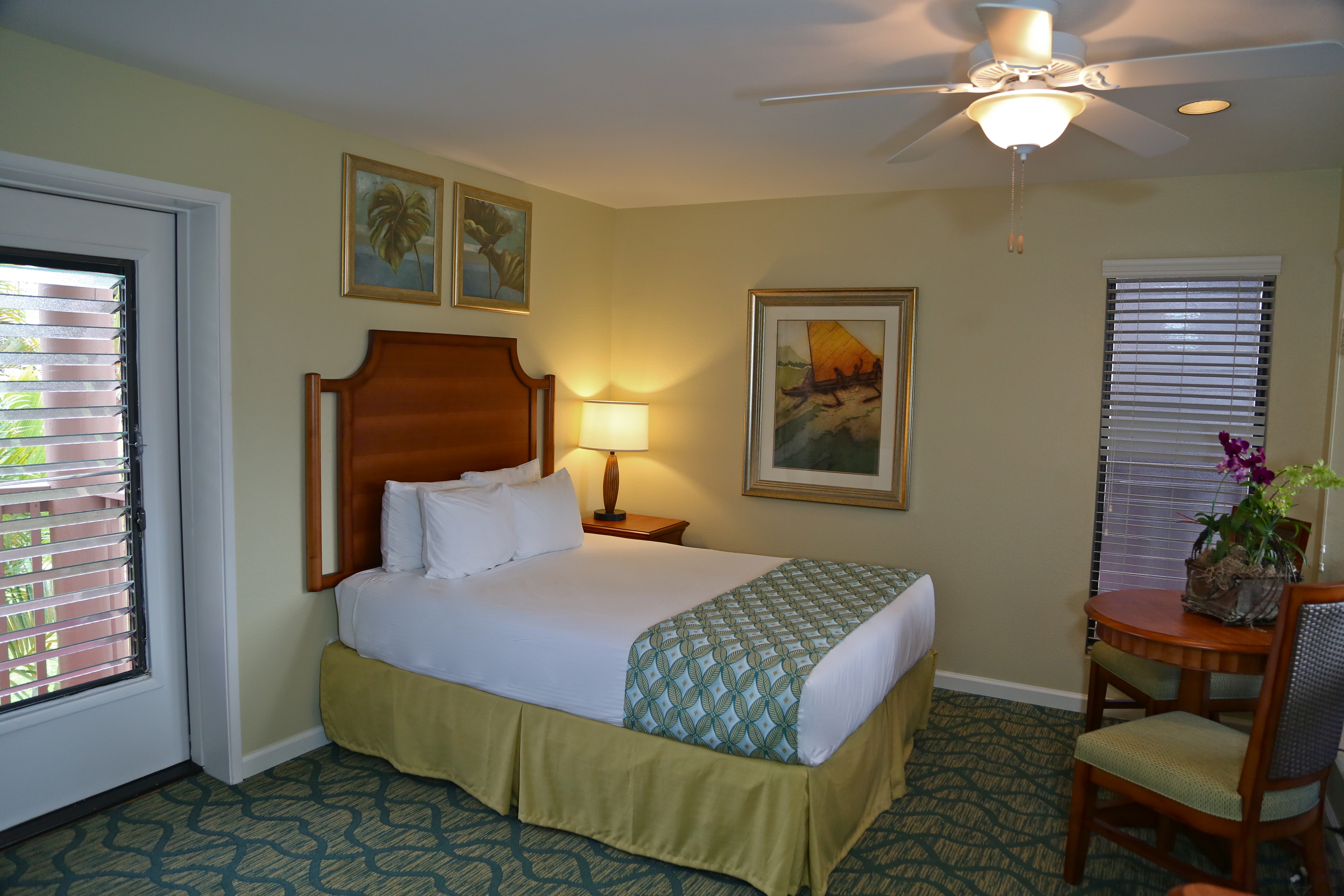 Guest room at the Club Wyndham Ka Eo Kai in Princeville, Hawaii