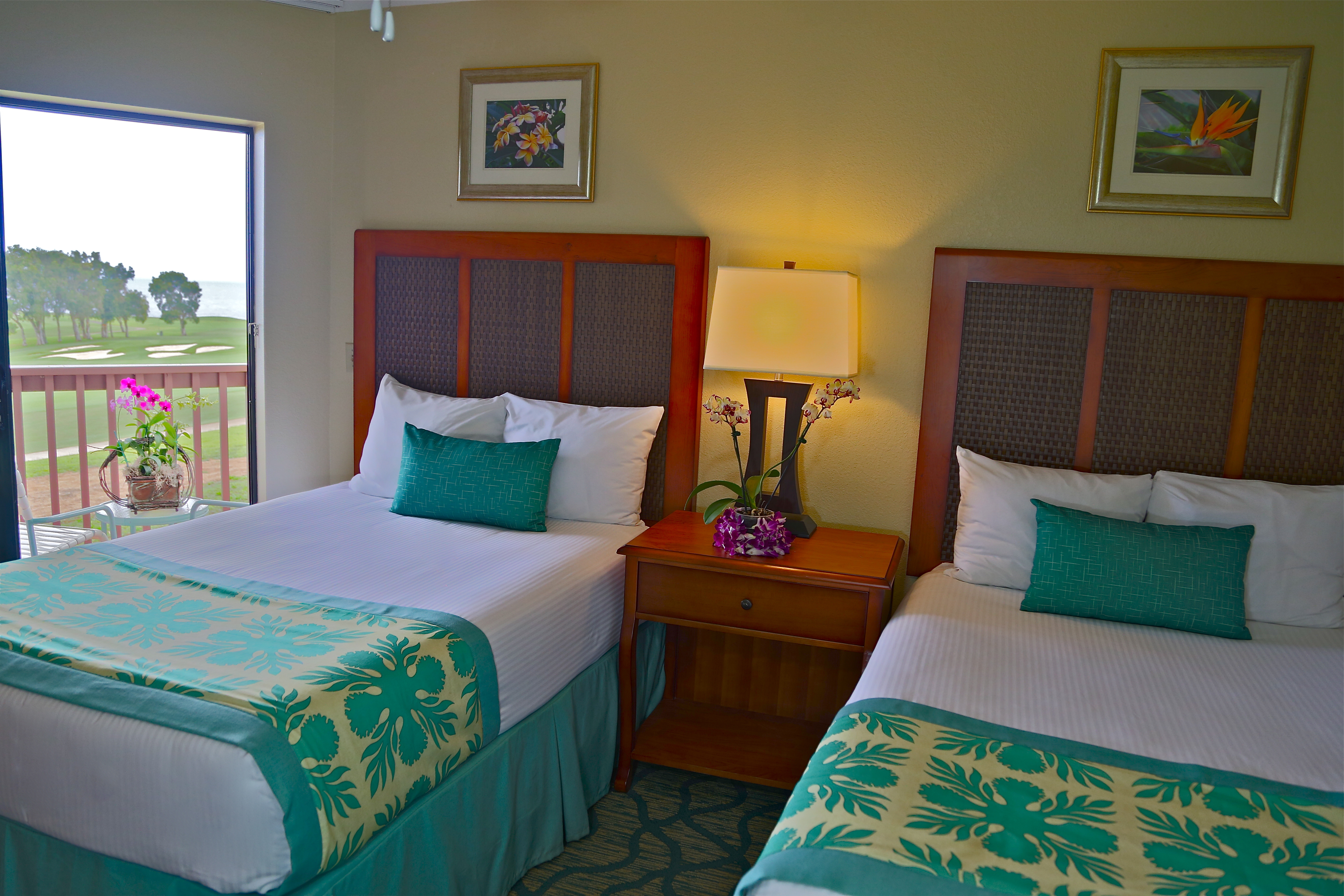 Guest room at the Club Wyndham Ka Eo Kai in Princeville, Hawaii