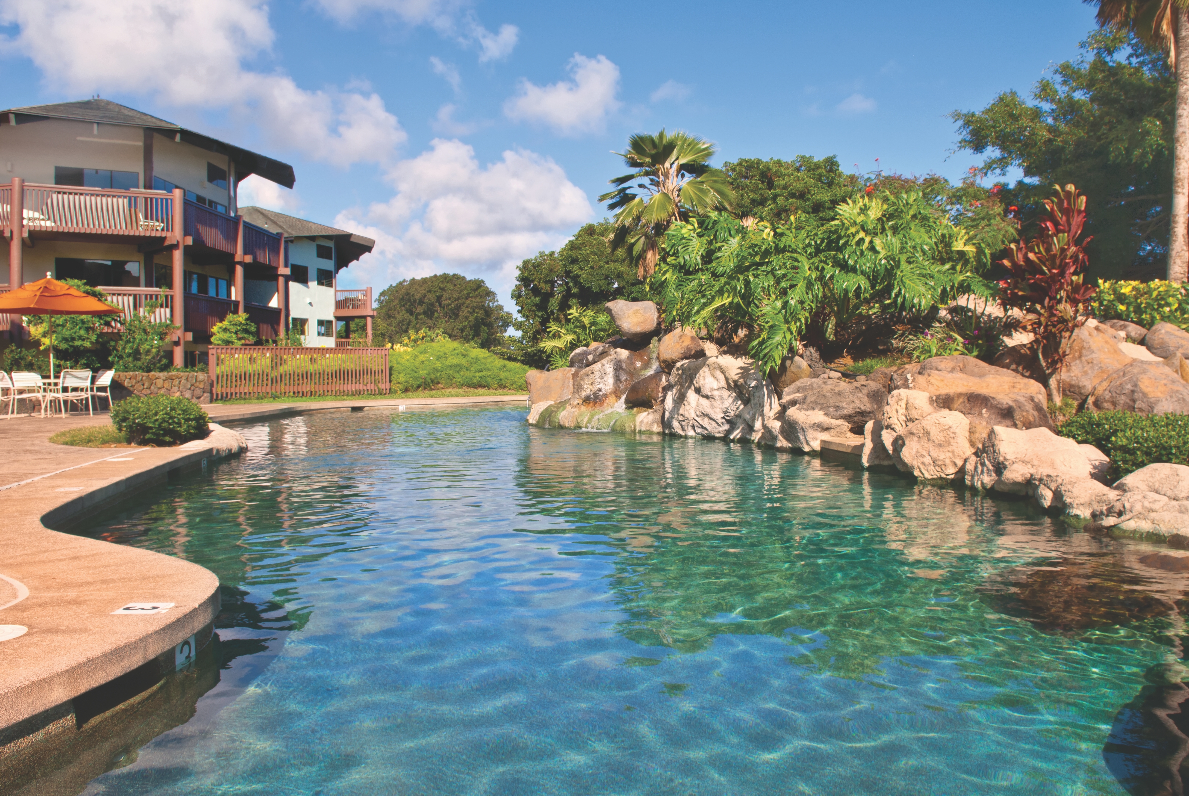 Pool at the Club Wyndham Ka Eo Kai in Princeville, Hawaii