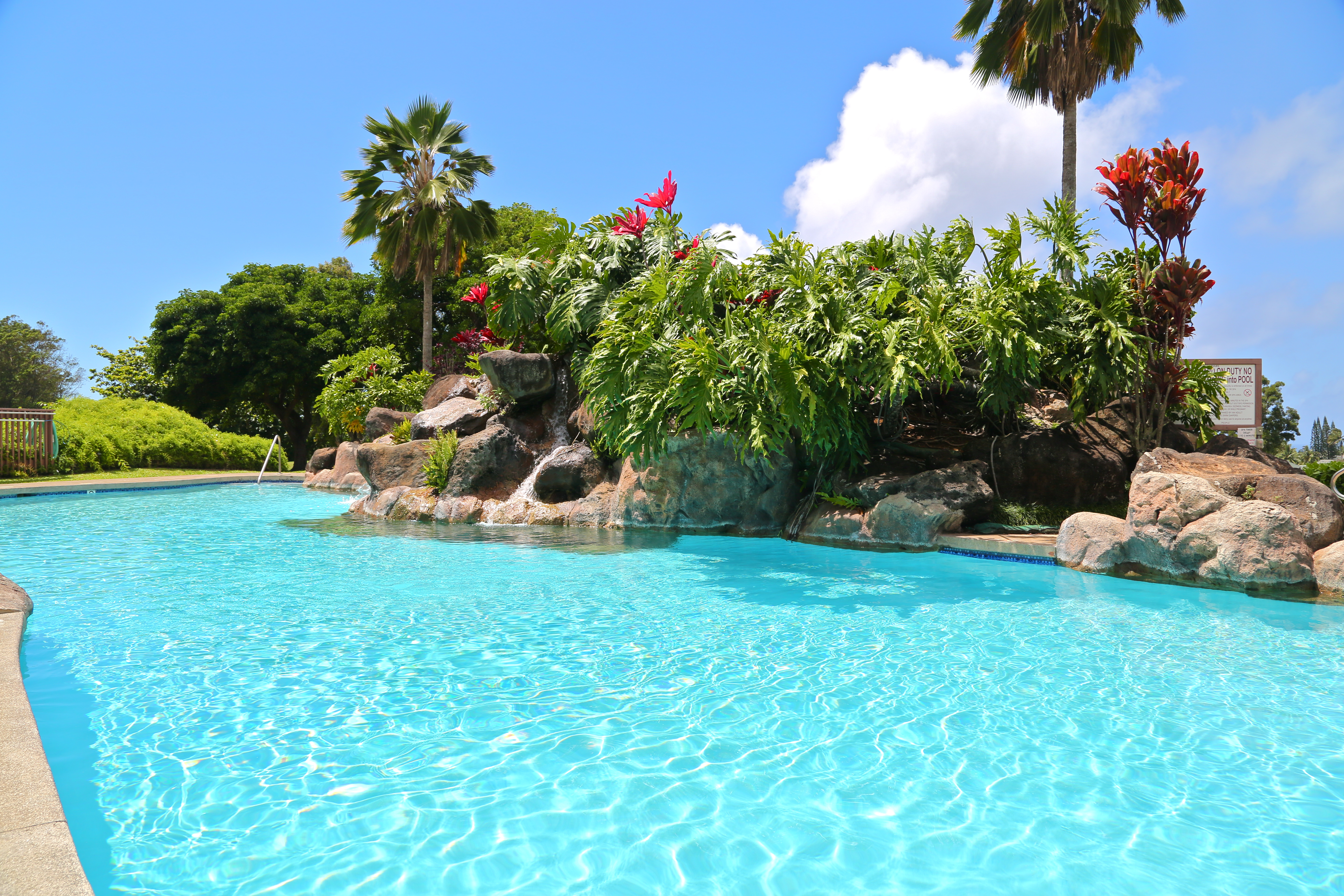 Pool at the Club Wyndham Ka Eo Kai in Princeville, Hawaii