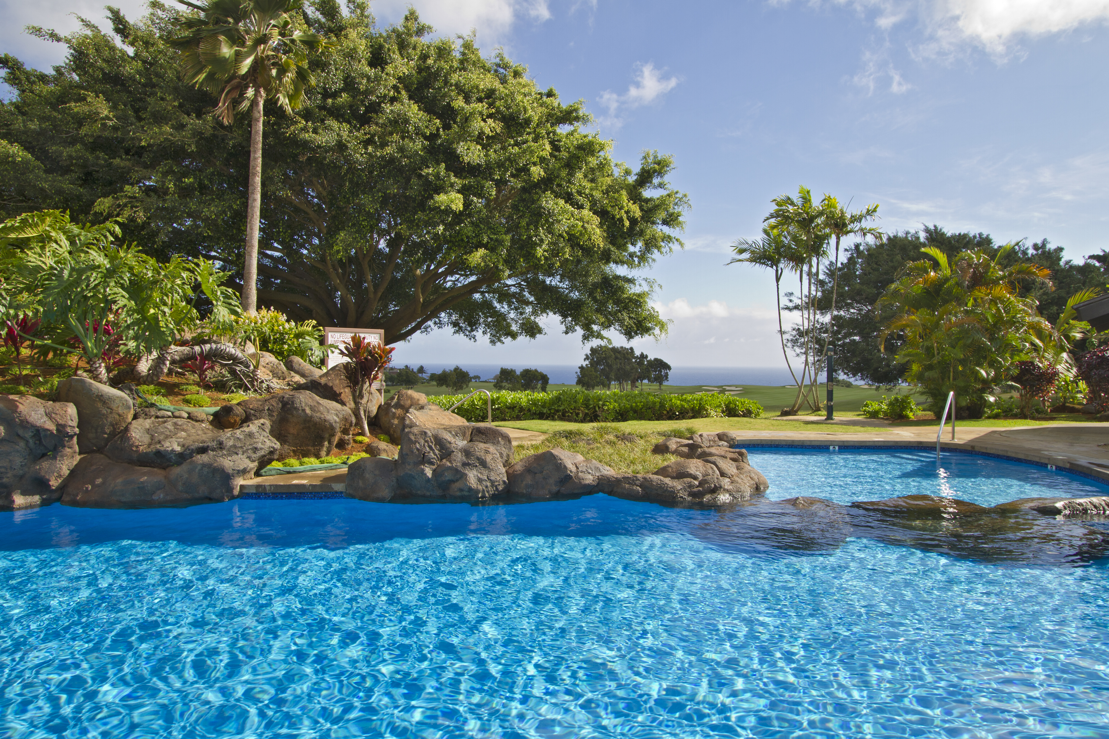 Pool at the Club Wyndham Ka Eo Kai in Princeville, Hawaii