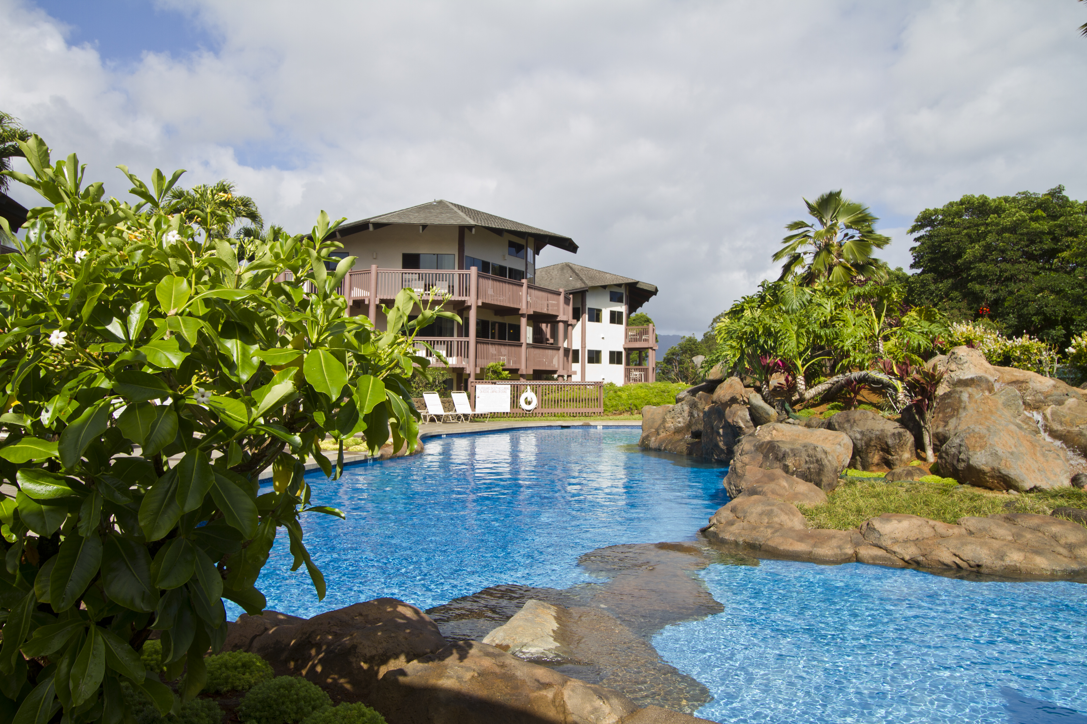Pool at the Club Wyndham Ka Eo Kai in Princeville, Hawaii
