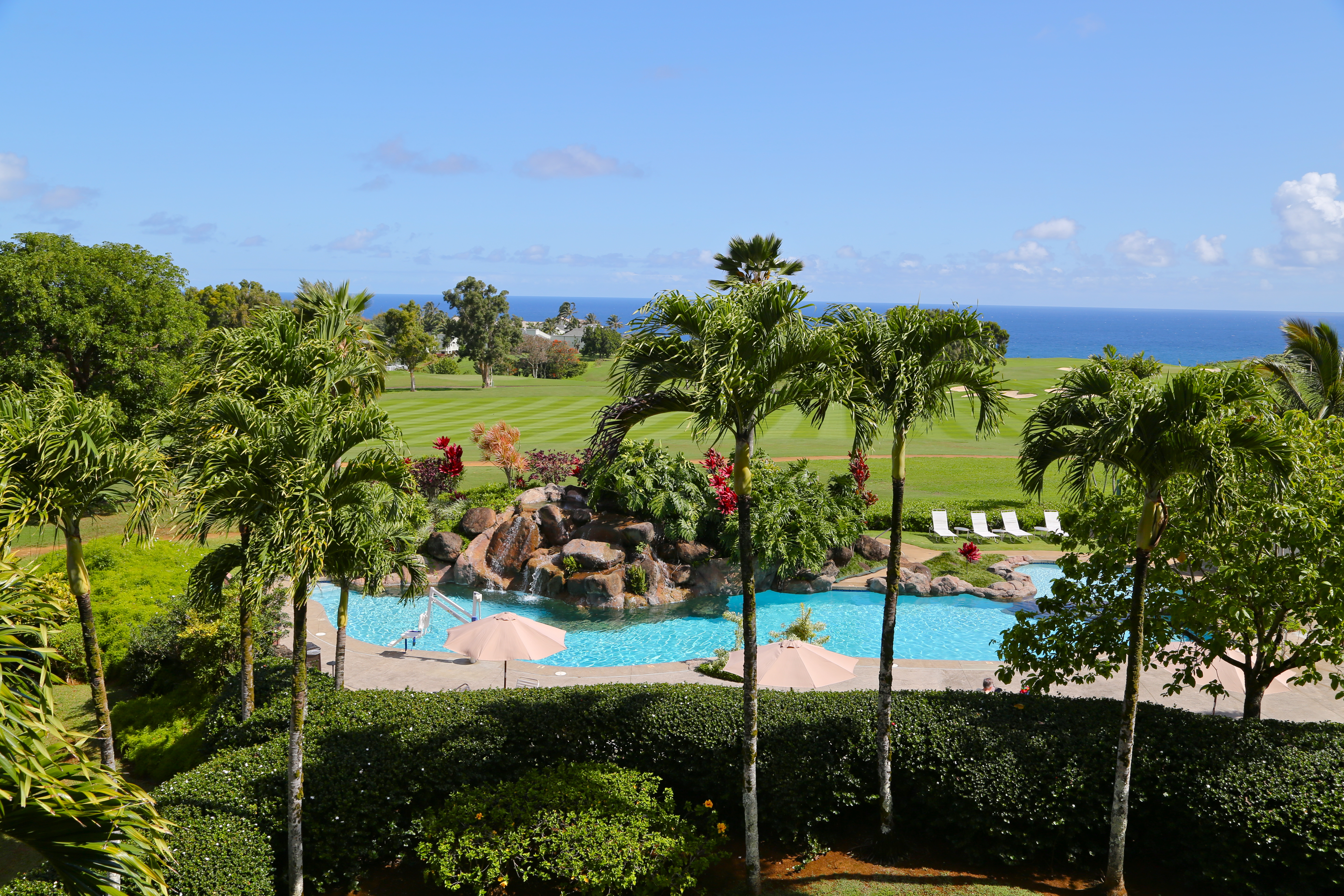 Pool at the Club Wyndham Ka Eo Kai in Princeville, Hawaii