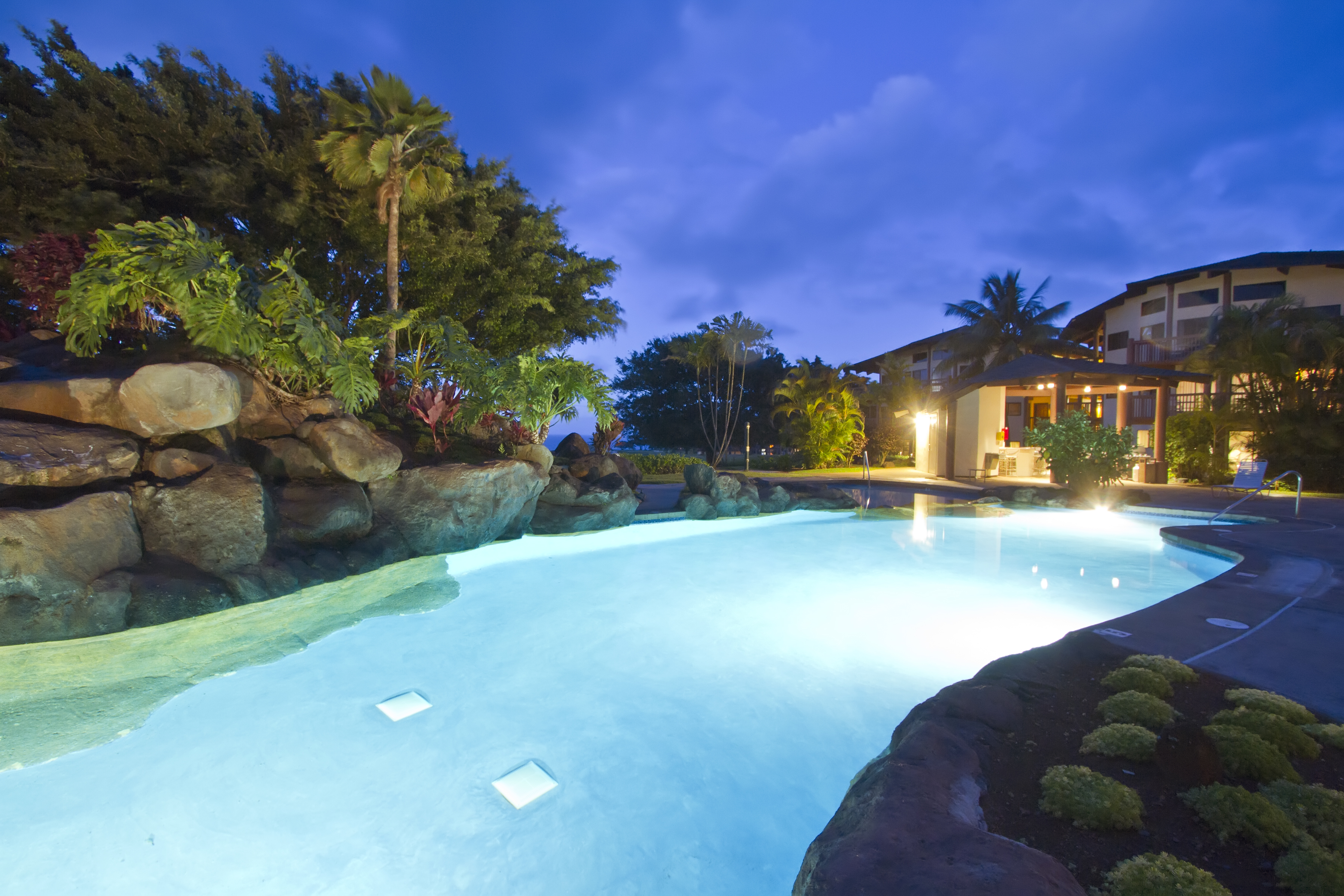 Pool at the Club Wyndham Ka Eo Kai in Princeville, Hawaii