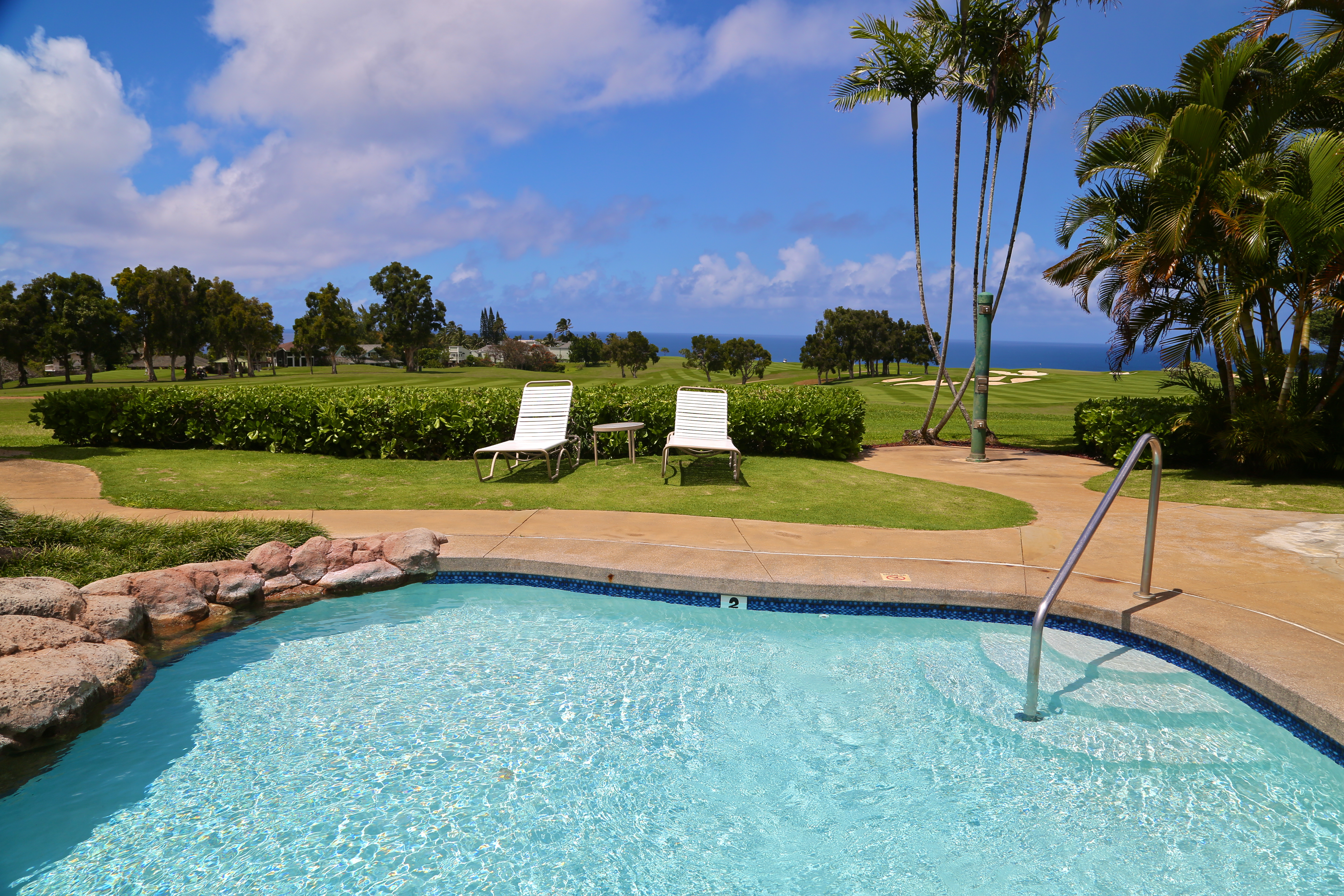 Pool at the Club Wyndham Ka Eo Kai in Princeville, Hawaii