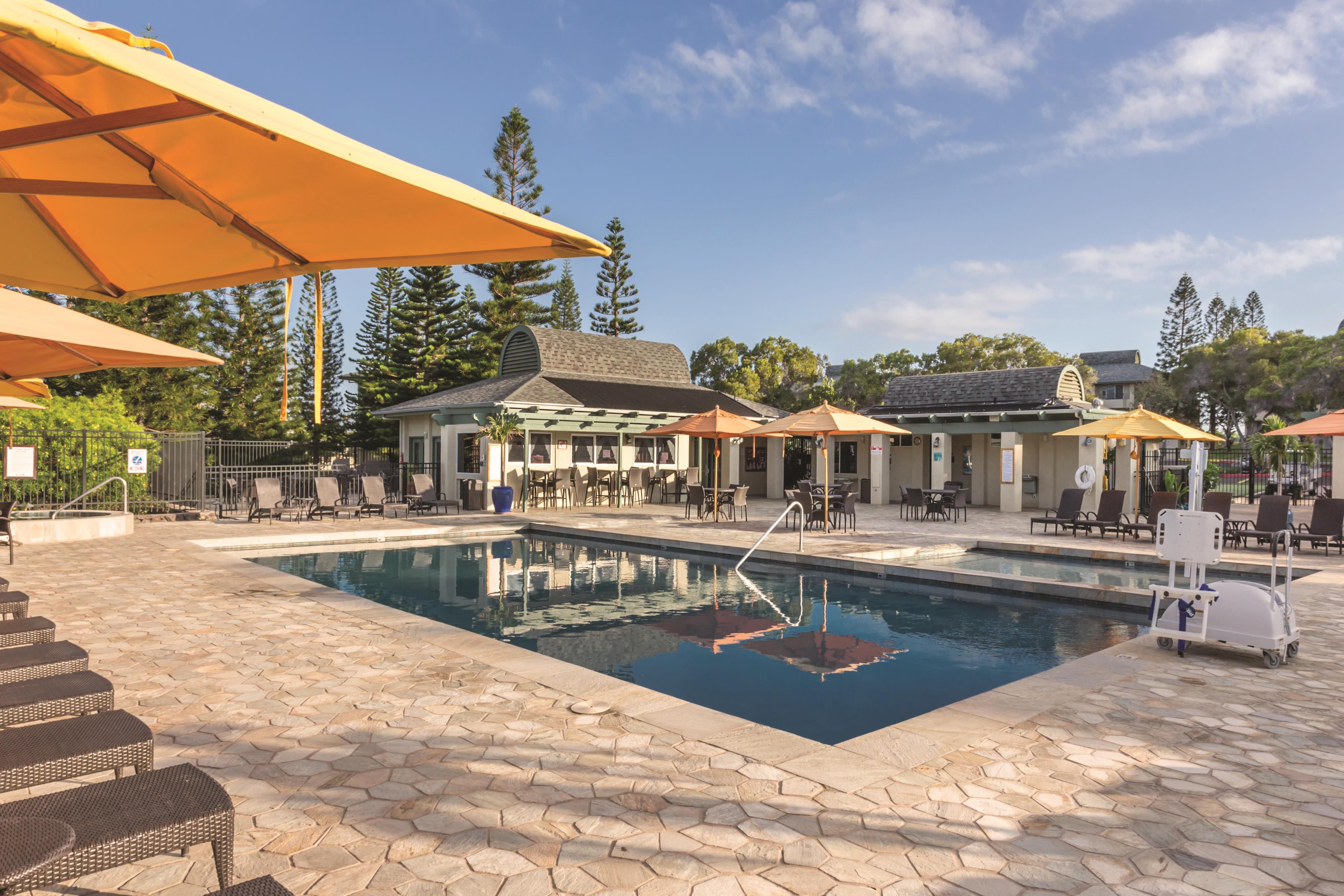 Pool at the Paniolo Greens in Waikoloa Village, Hawaii