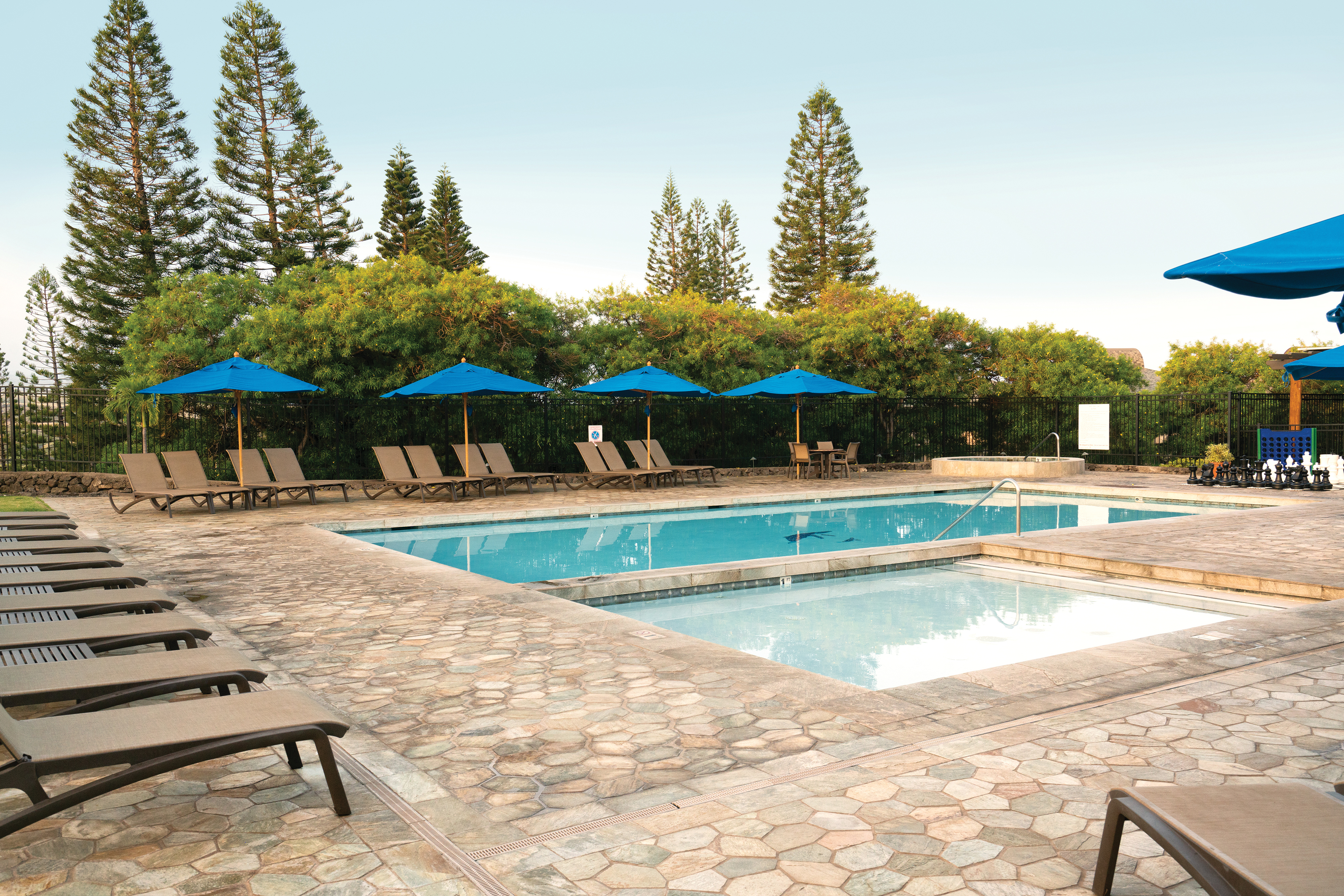 Pool at the Paniolo Greens in Waikoloa Village, Hawaii