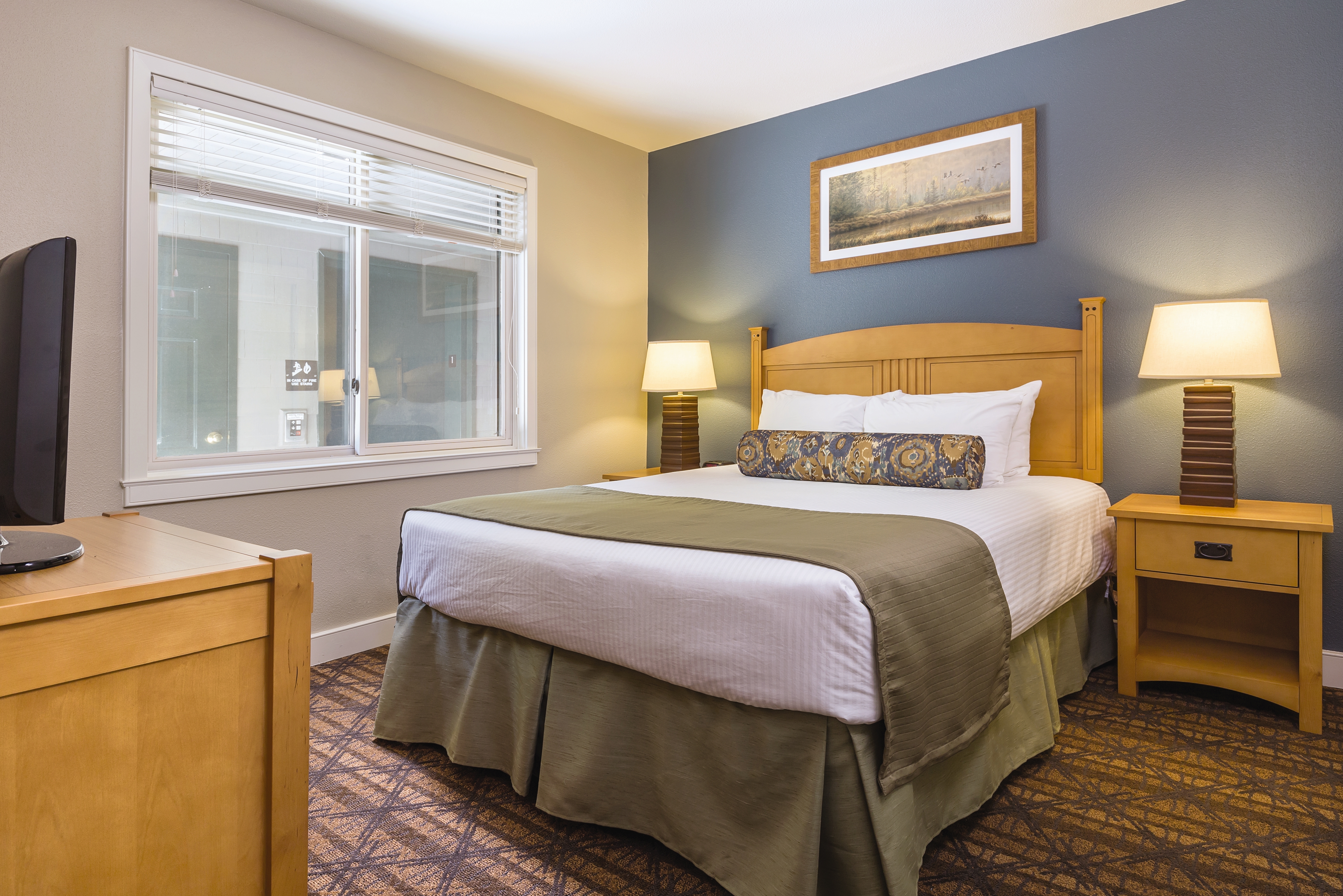 Guest room feature at the WorldMark Arrow Point in Harrison, Idaho