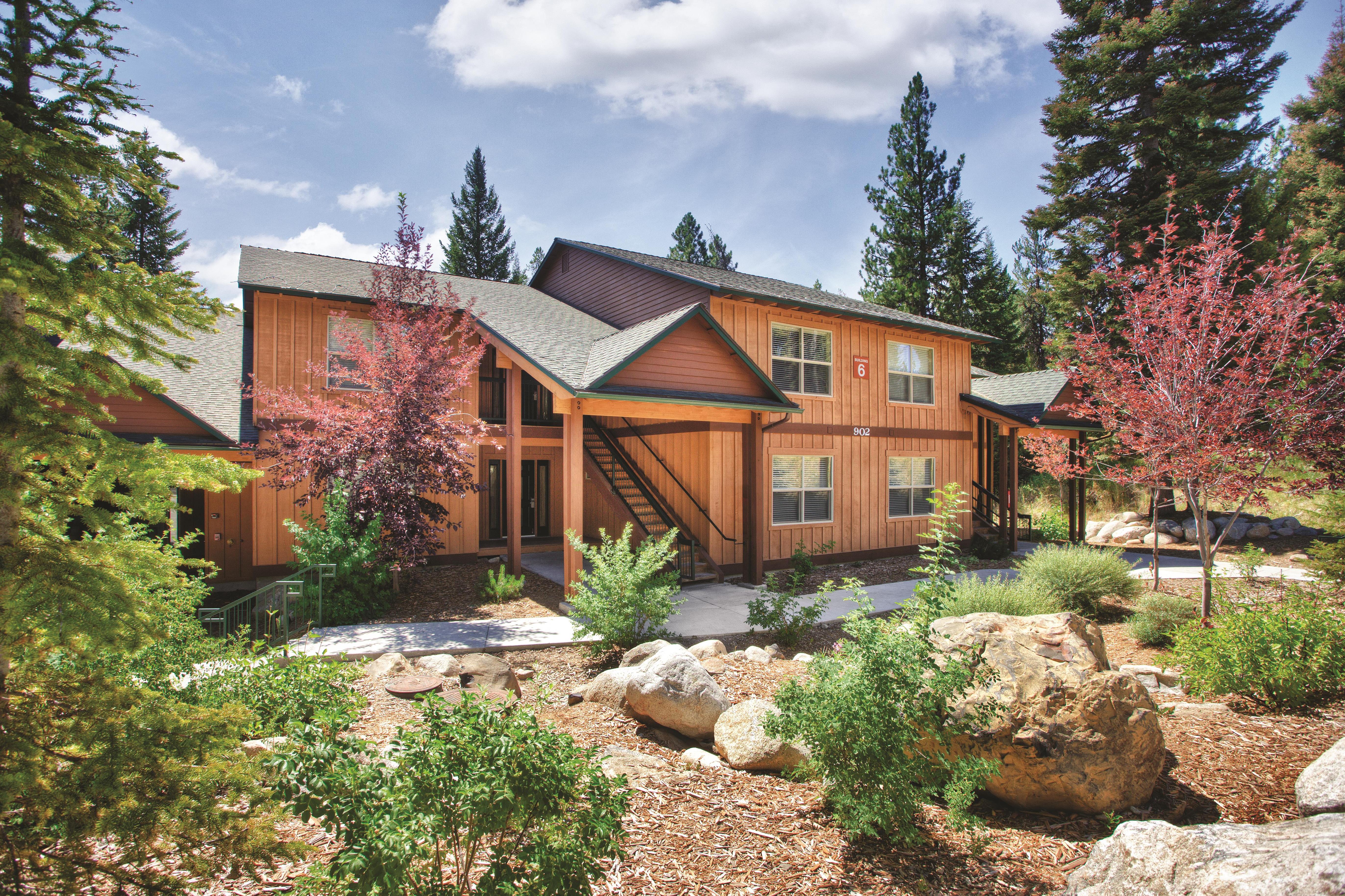 Exterior Day Image of WorldMark McCall hotel in McCall, Idaho