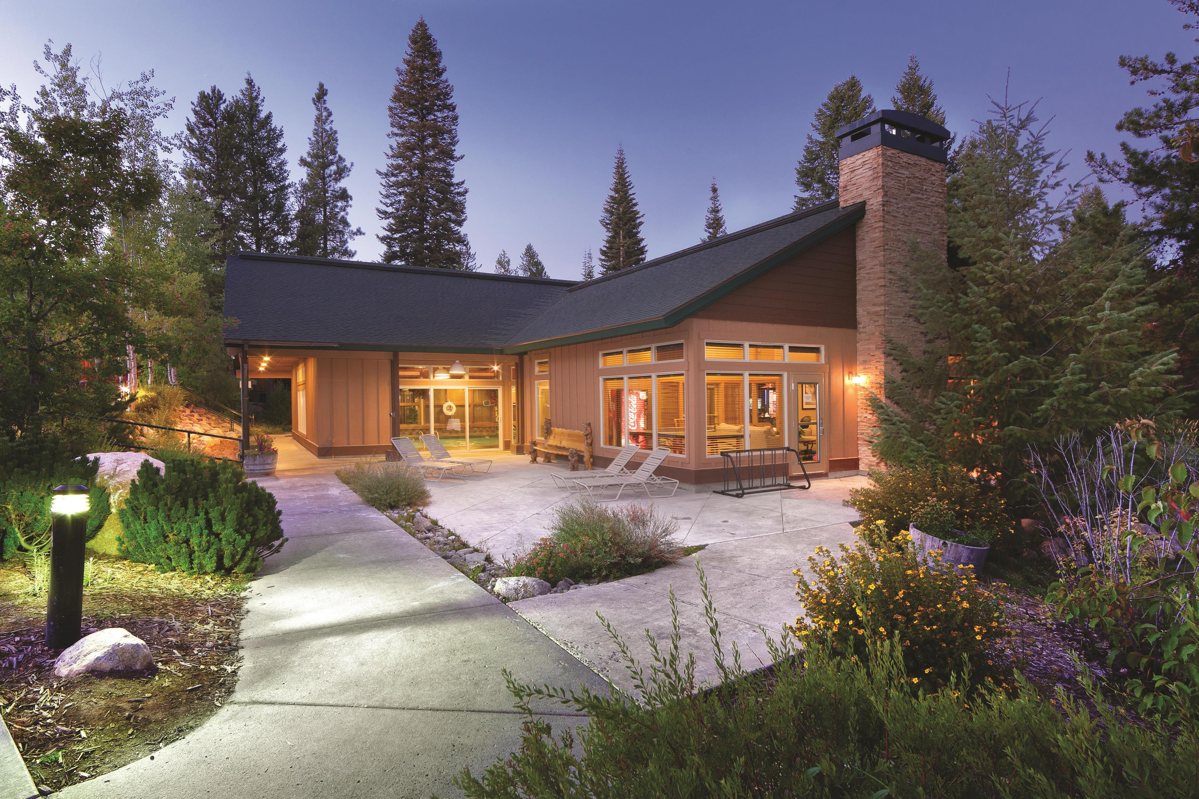 Exterior Day Image of WorldMark McCall hotel in McCall, Idaho