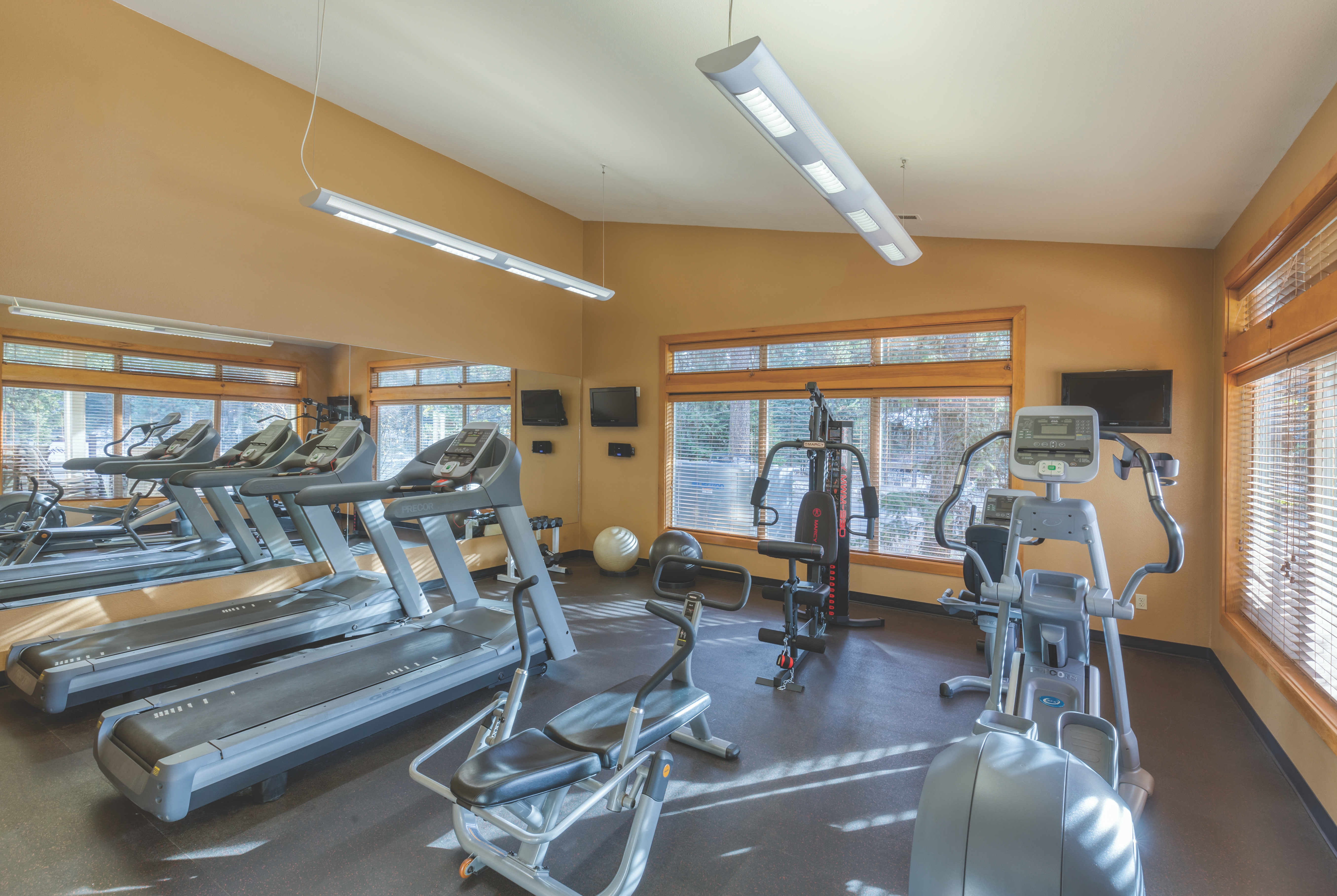 Fitness room at WorldMark McCall in McCall, Idaho