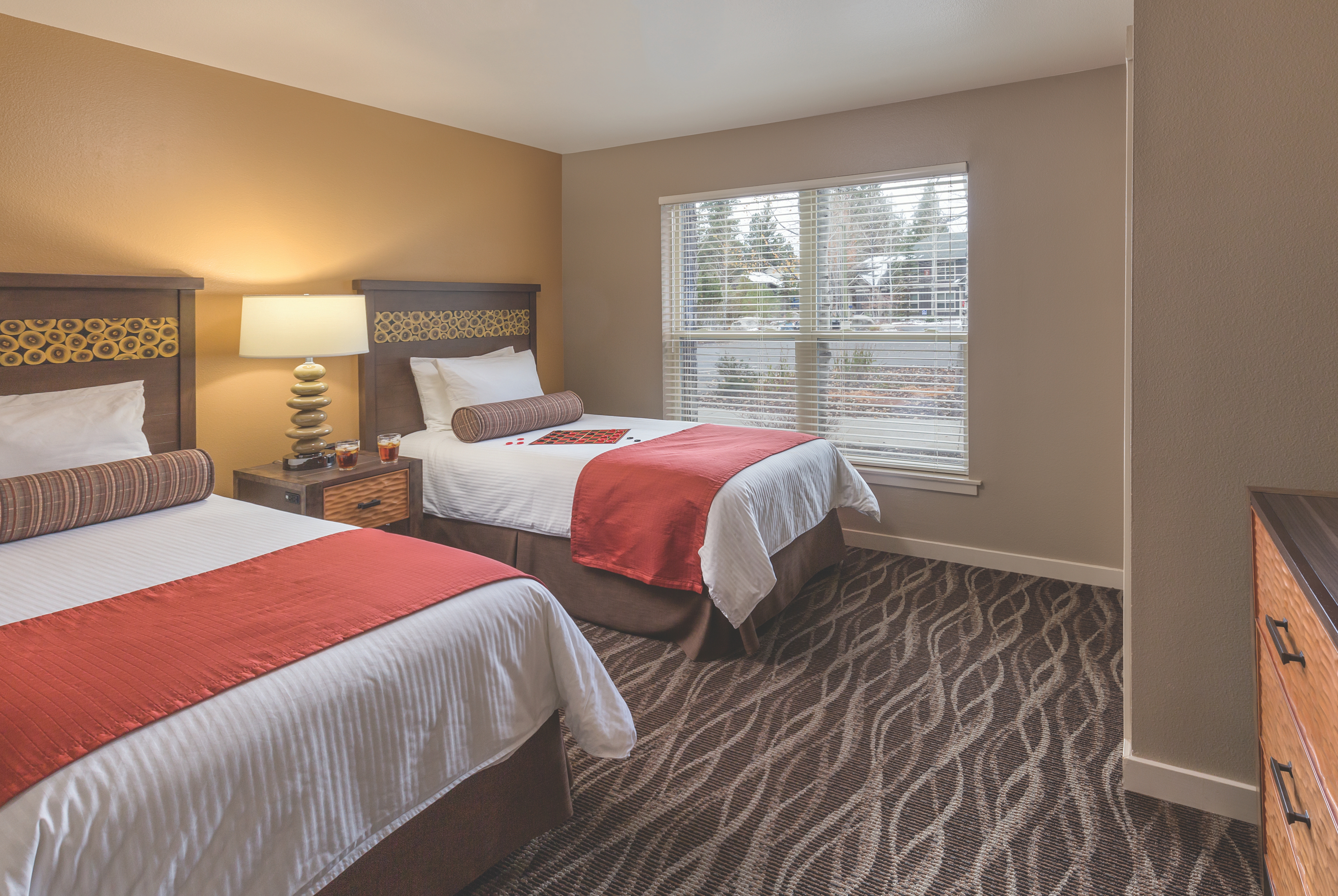 Guest room at the WorldMark McCall in McCall, Idaho