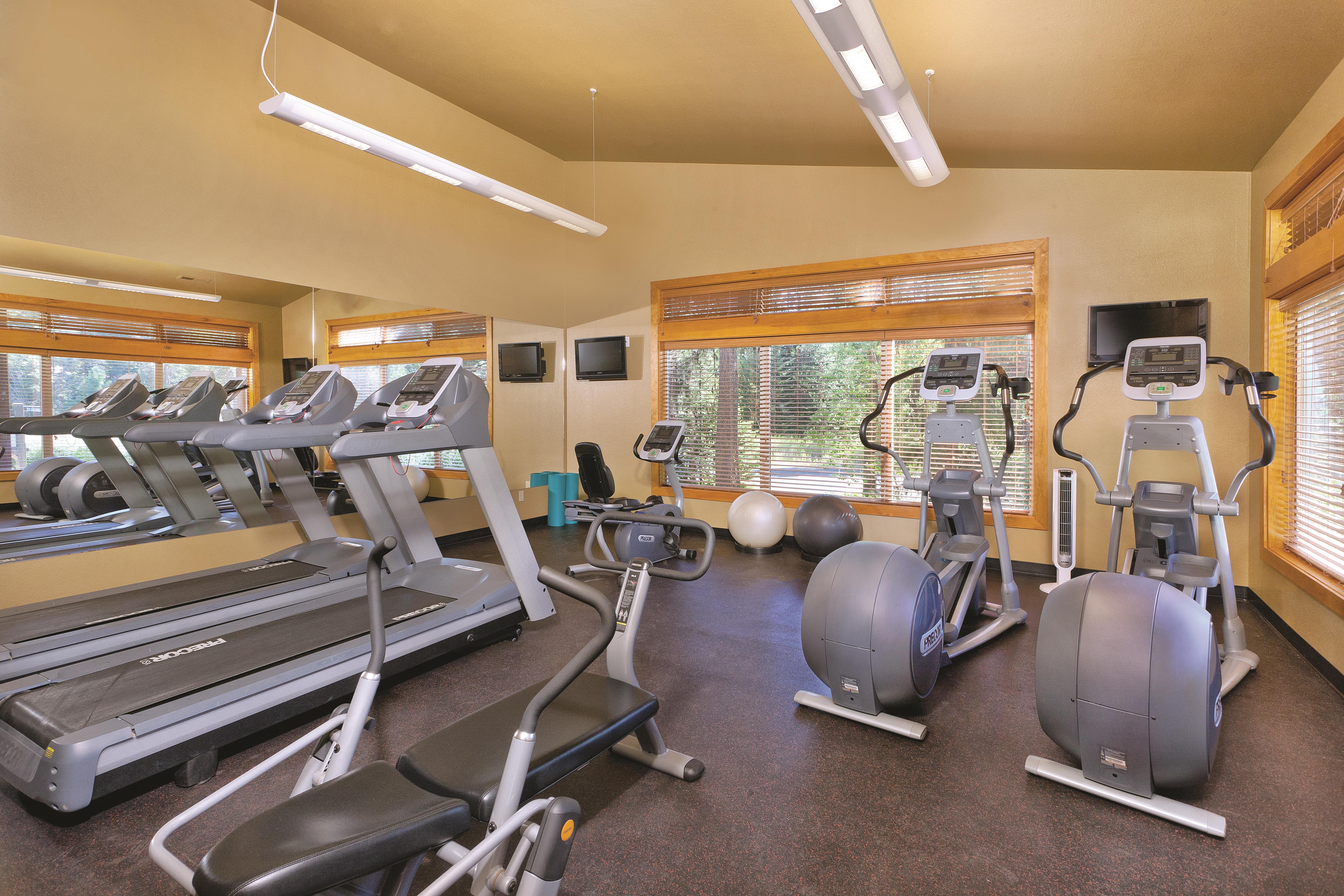 Fitness room at WorldMark McCall in McCall, Idaho