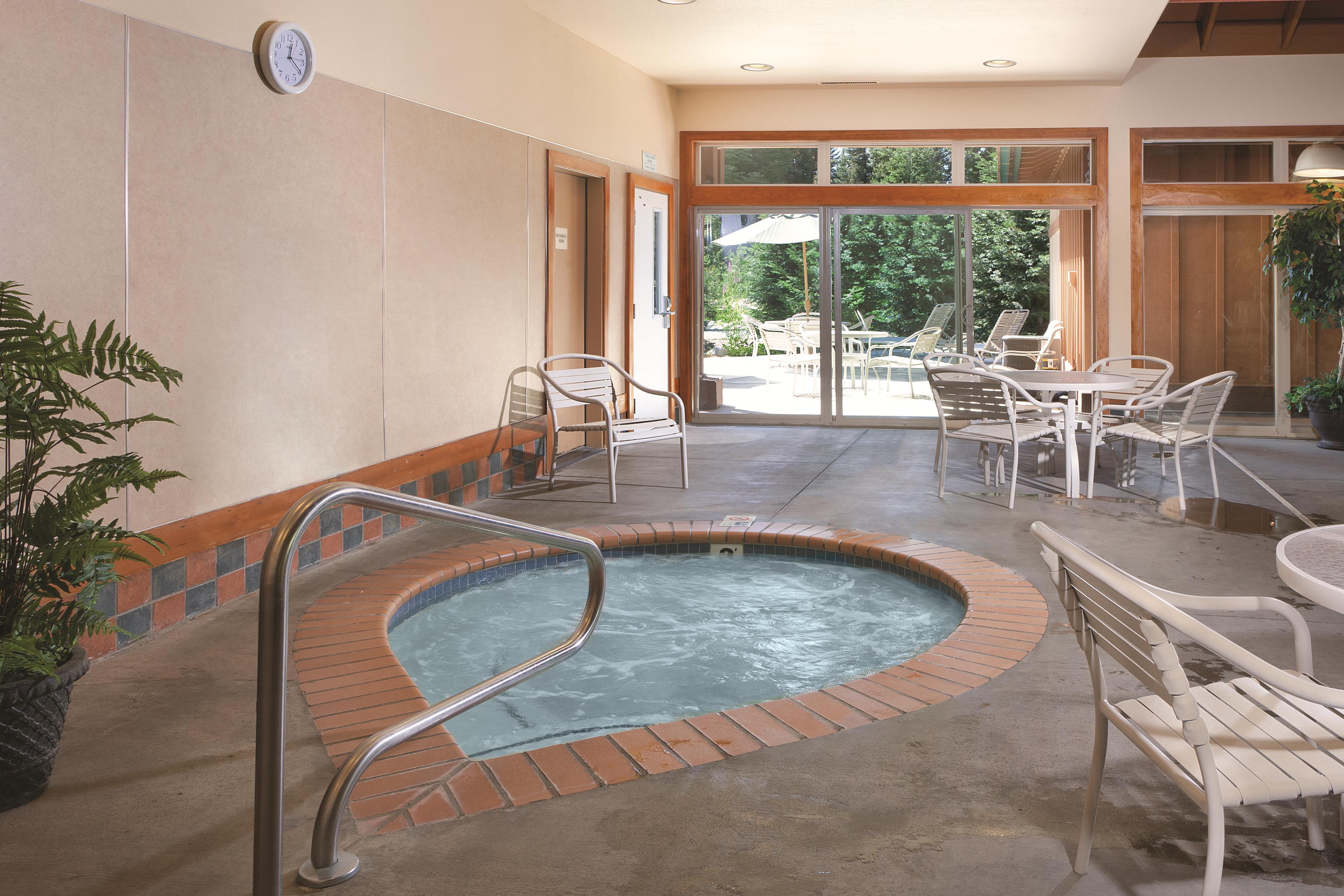 Hot tub at the WorldMark McCall in McCall, Idaho